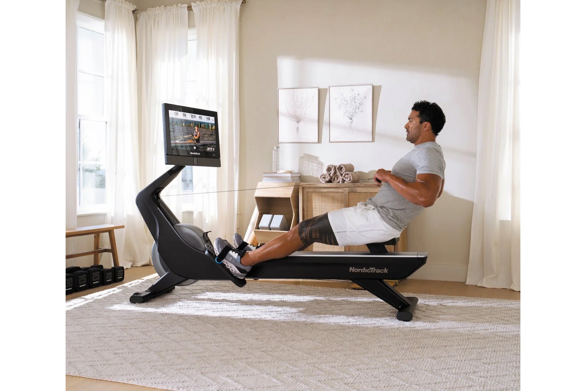 NordicTrack RW900 Rowing Machine - Premium Home Rower with Interactive Training - Perfect for Home Gym, Cardio Workouts & Full-Body Exercise