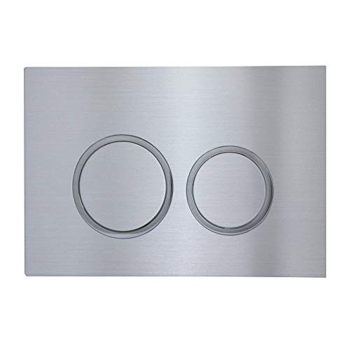 Chrome Round - Push Plates (Plastic)