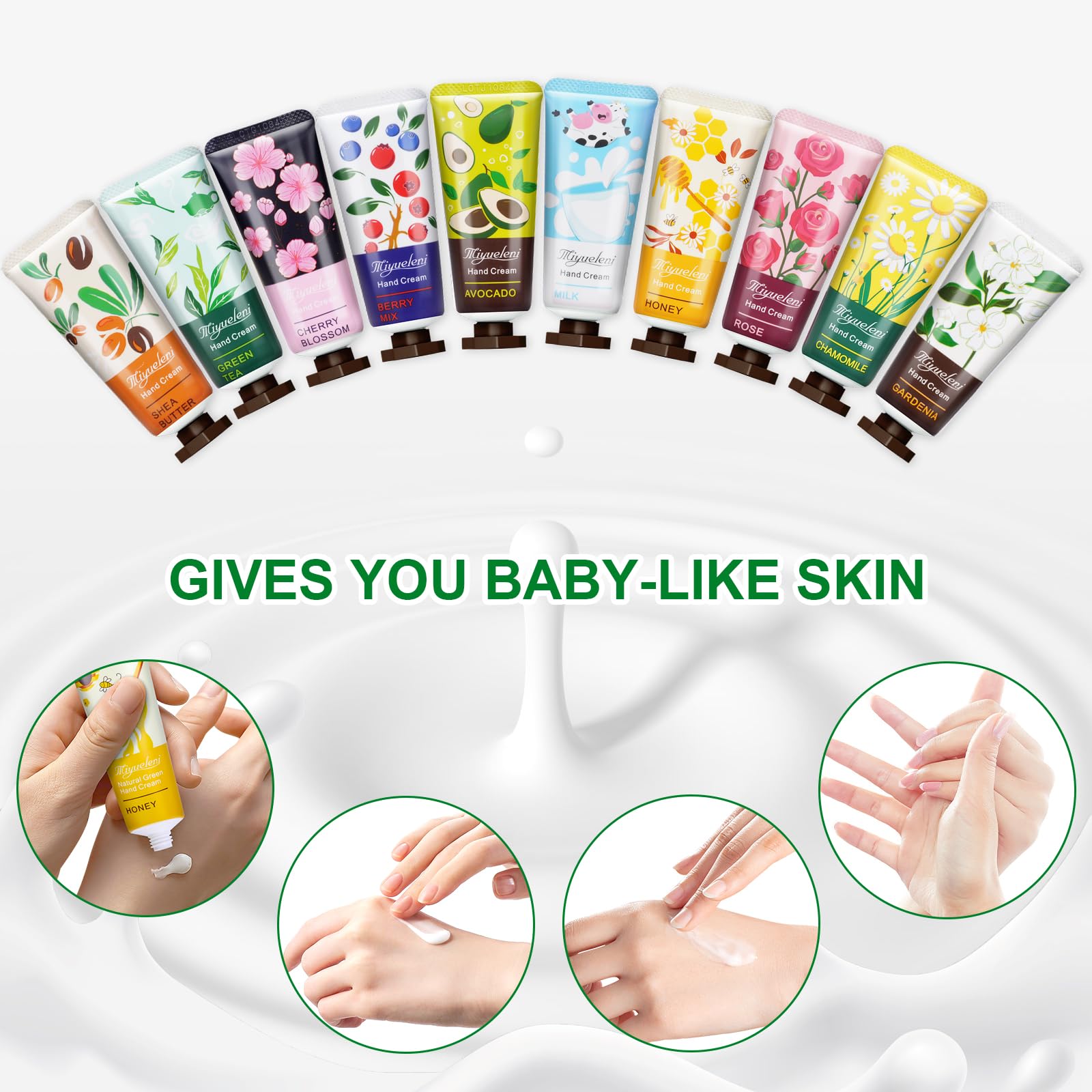 80-Pack Travel Size Hand Cream Gift Set - Moisturizing Lotion for Dry, Cracked Hands - Perfect for Teachers, Nurses, Coworkers (Bulk Mini Hand Lotion) - Great for Birthday Gifts, Office Appreciation & Holiday Party Favors