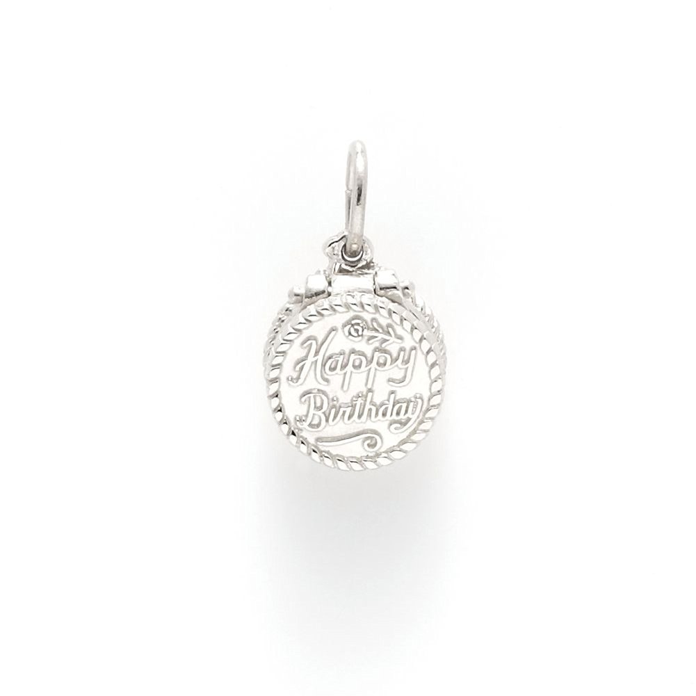 Birthday Cake Charm - Sterling Silver or Gold Plated Charm for Bracelets & Necklaces - Perfect for Birthdays, Anniversaries & Jewelry Making