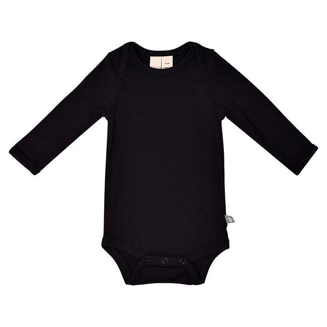 Kyte Baby Organic Cotton Long Sleeve Bodysuit - Soft Baby Onesie for Boys & Girls - Midnight Blue - Perfect for Sleepwear, Playtime & Everyday Comfort