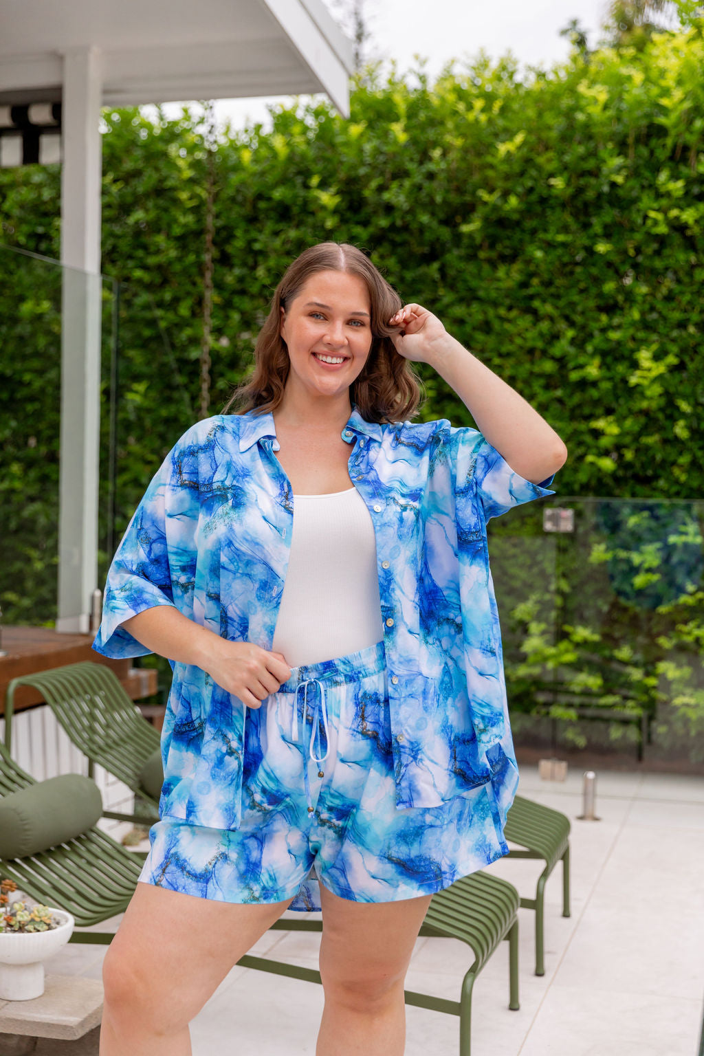 Tammin Shirt in Mystic Ink - Stylish Casual Button Down Shirt for Men | Perfect for Office, Date Night & Weekend Outings