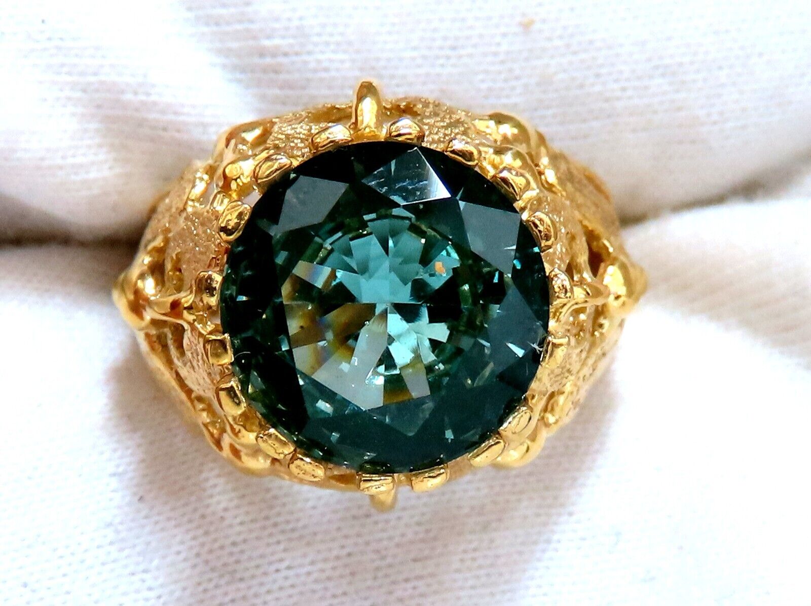 GIA Certified 6.08 Carat Lab-Grown Spinel Ring in 14K Gold - Elegant Engagement & Anniversary Jewelry Gift for Women