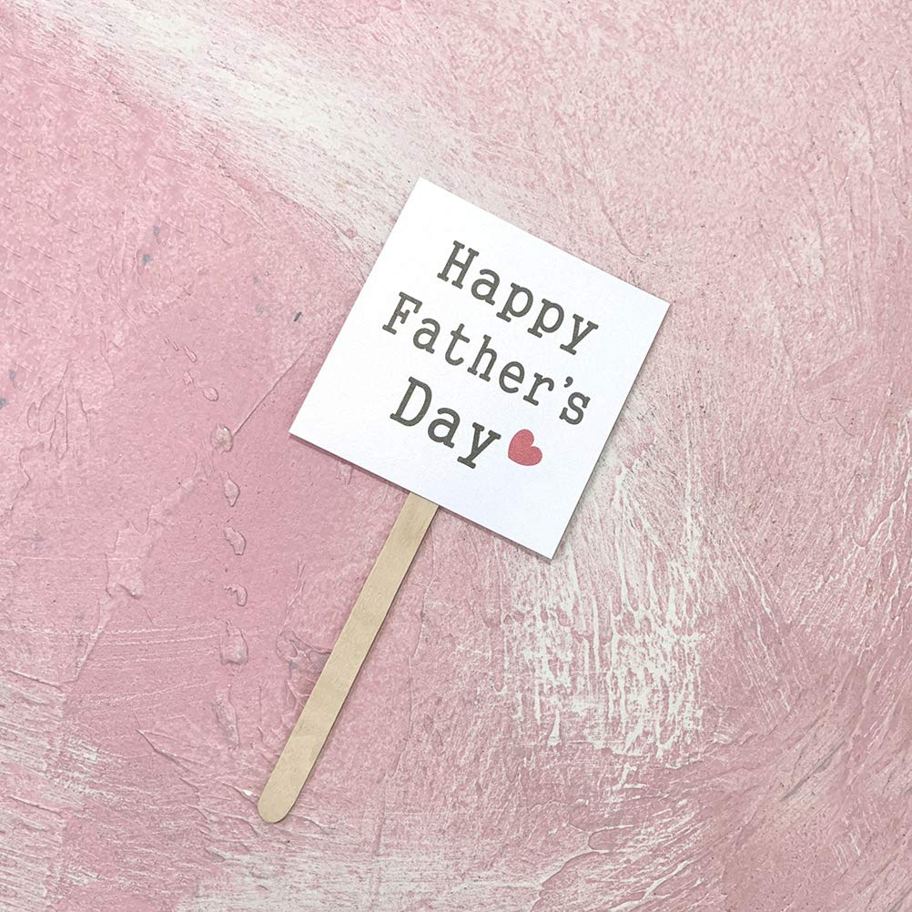 25pcs Happy Father's Day Cake Toppers - Creative Cupcake Picks for Birthday, Anniversary & Party Decorations - Premium Cake Decorating Supplies for Dad's Special Day Celebrations