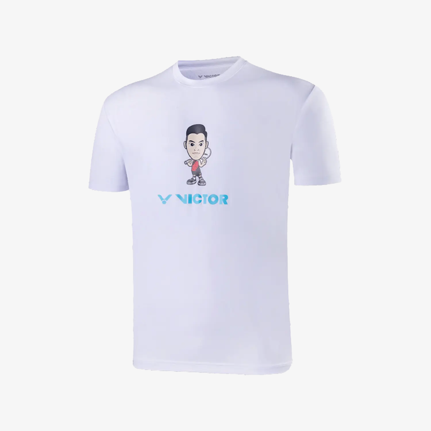 Victor x LZJ Men's Graphic T-Shirt 20055 - Soft Cotton Short Sleeve Tee for Casual Wear & Street Style (White) - Perfect for Everyday Outfits, Weekend Hangouts & Urban Fashion