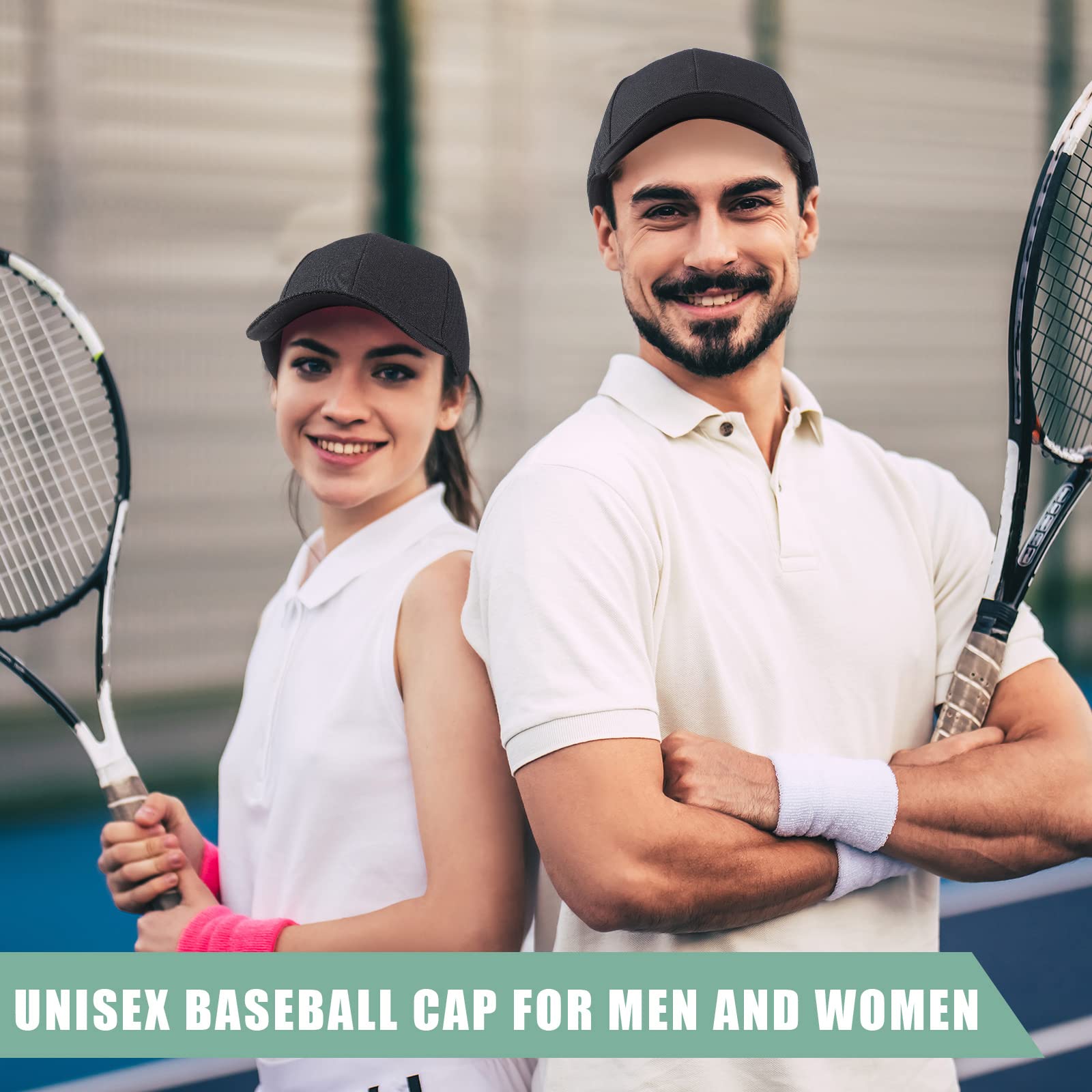 72 Pcs Bulk Plain Baseball Caps - Adjustable Back Strap Unisex Solid Color Dad Hats for Men & Women - Golf, Sports, Casual Wear (Black) - Perfect for Team Events, Promotions & Everyday Fashion