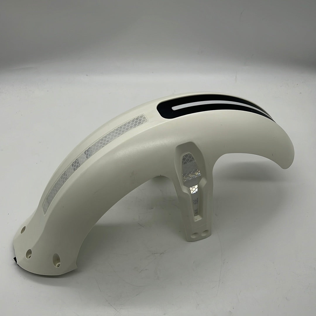 Jubel Rear Fender White - Universal Motorcycle Mudguard for Dirt Bikes & ATVs - Perfect for Off-Road Adventures & Wet Weather Protection