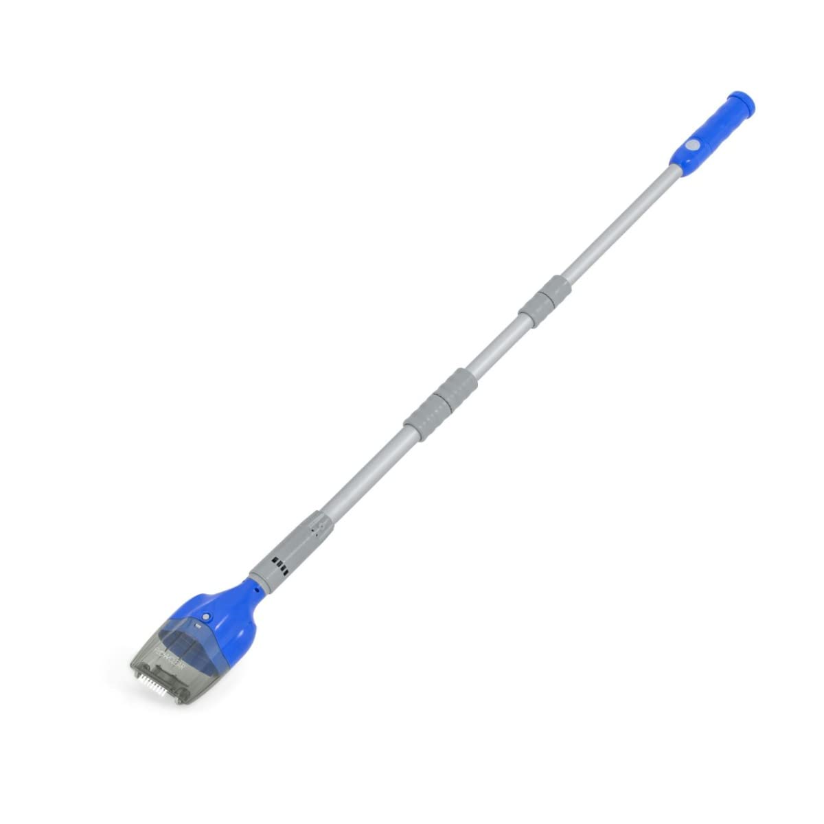 Bestway Aquatech Cordless Pool Vacuum Cleaner - Lightweight Adjustable Automatic Pool Cleaner for Inground & Above Ground Pools - Efficient Spa & Swimming Pool Maintenance Equipment (Grey & Blue) - Perfect for Backyard, Vacation Homes & Commercial Pools