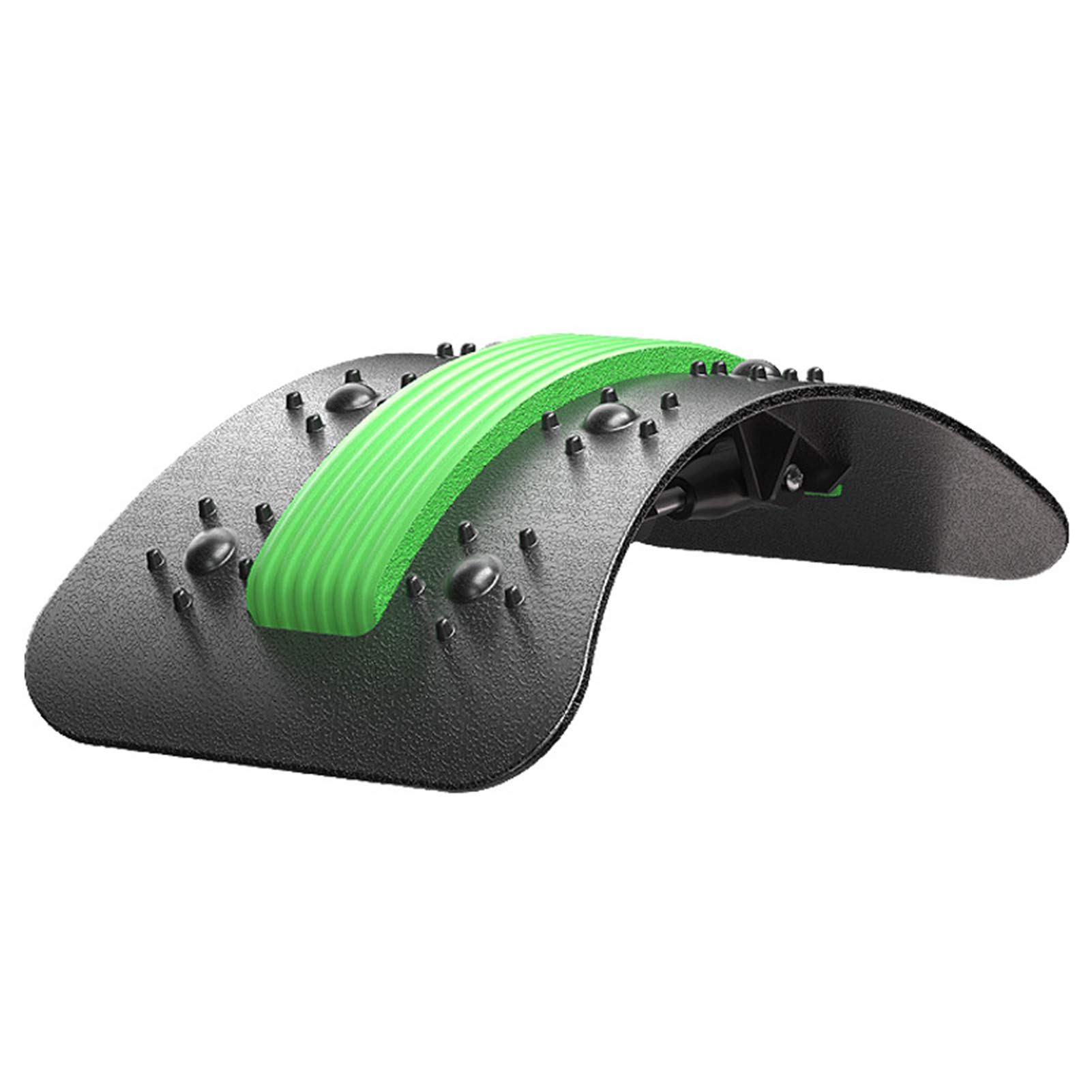 Shlutesoy Back Stretcher & Lumbar Support Device - Posture Corrector, Spine Alignment Tool for Pain Relief - Perfect for Office, Home & Gym Use - Green