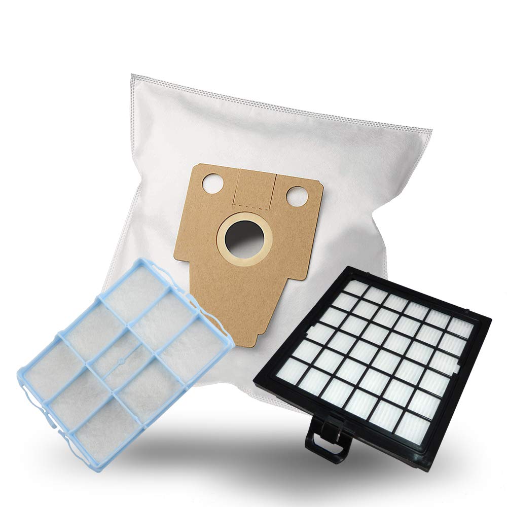 30 Pack Vacuum Cleaner Replacement Bags + HEPA & Motor Filters Compatible with Bosch BSG 82020/04-10 Ergomaxx - Perfect for Home Cleaning & Pet Hair Removal