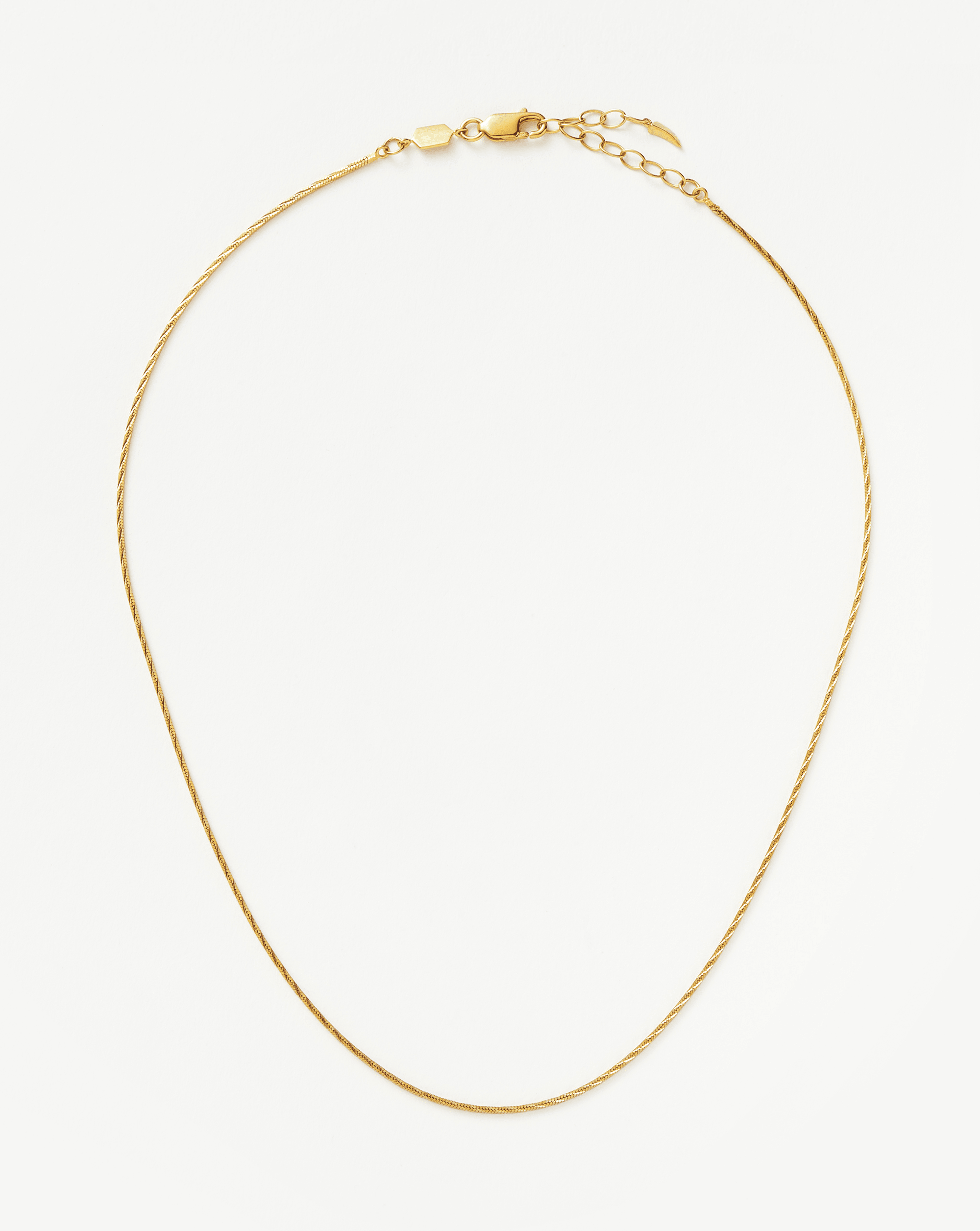 Savi Square Snake Chain Necklace for Women - 18K Gold Plated Stainless Steel Dainty Layering Jewelry - Perfect for Everyday Wear, Gift Giving & Special Occasions