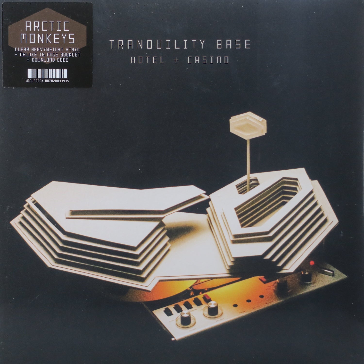 ARCTIC MONKEYS 'Tranquility Base Hotel & Casino' 180g Clear Vinyl LP Record - Limited Edition for Audiophiles & Music Collectors - Perfect for Home Listening & Vinyl Enthusiasts