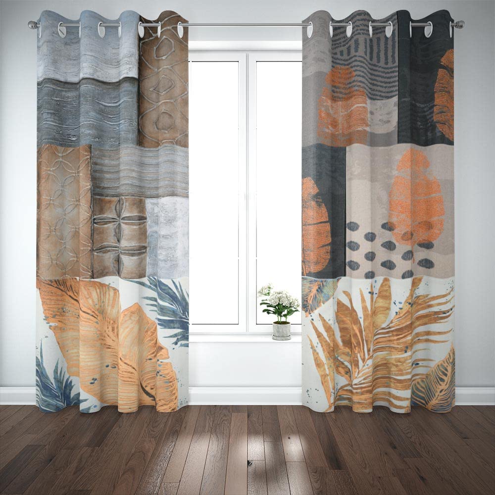 Abstract Window Valance Curtains 42x63