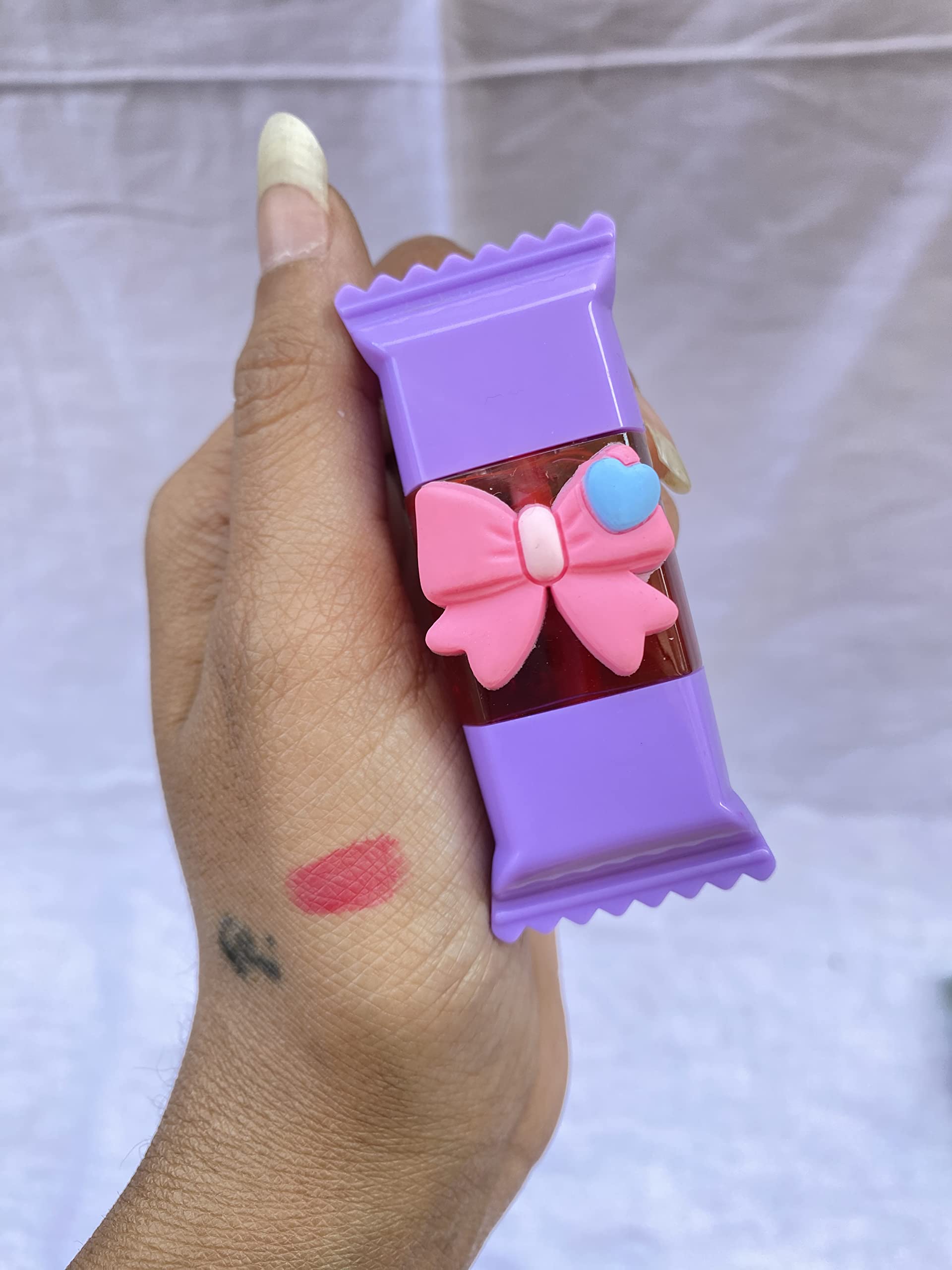 Kawaii Candy Lip & Cheek Tint - Natural Blush & Lip Stain for a Flawless Look (Random Color) | Perfect for Everyday Makeup, Date Night & Selfies
