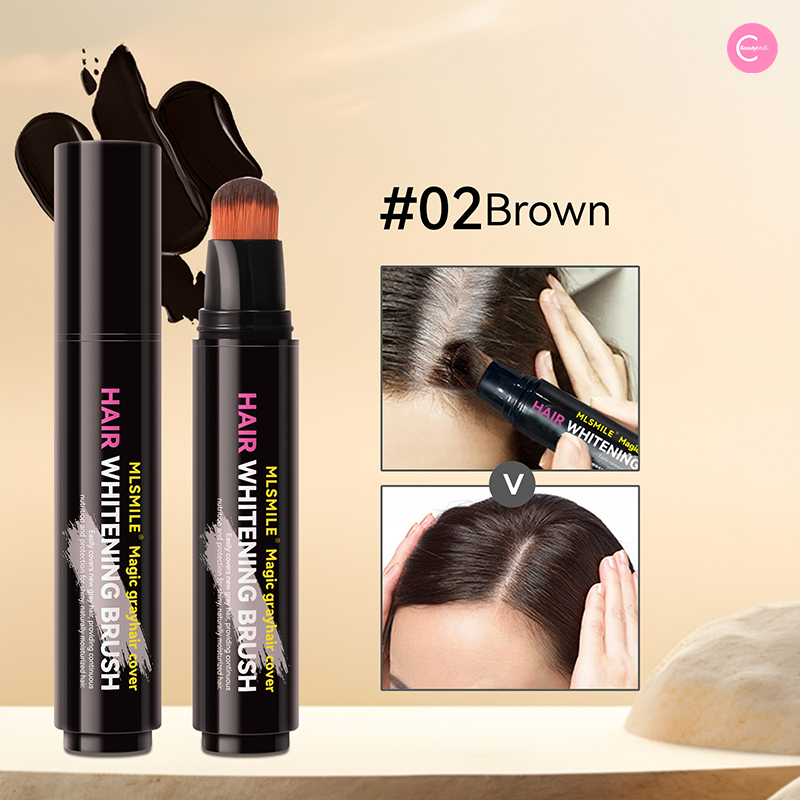 MLSMILE Magic Touch Up Hair Dye Stick for Gray Hair - Quick & Easy Temporary Root Concealer - Perfect for Travel, Work & Special Occasions