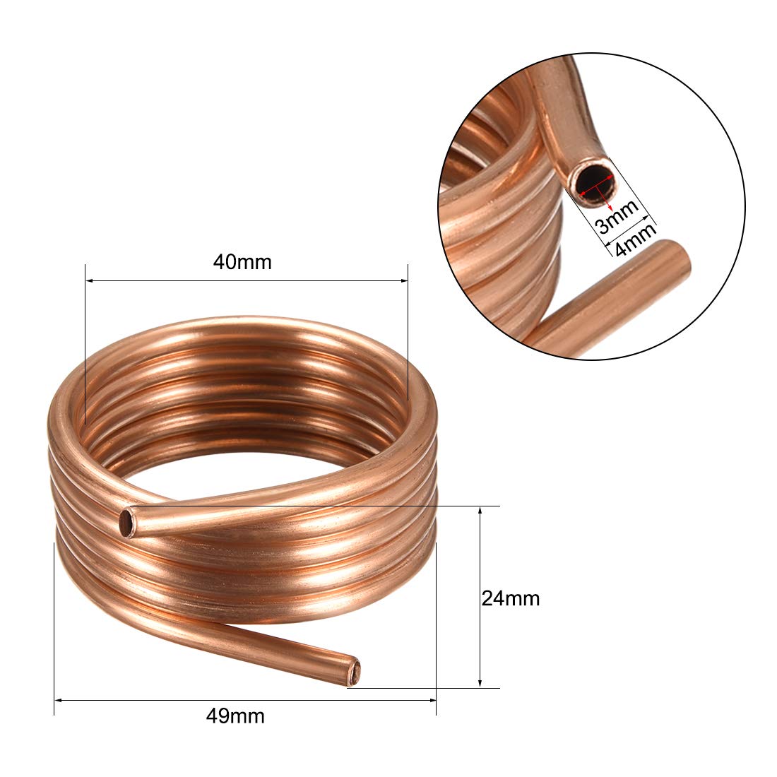 uxcell Copper Water Cooling Jacket & Ring for 775 RC Boat Brush Motor - High Performance Cooling System for RC Boats, Drones & Hobby Models