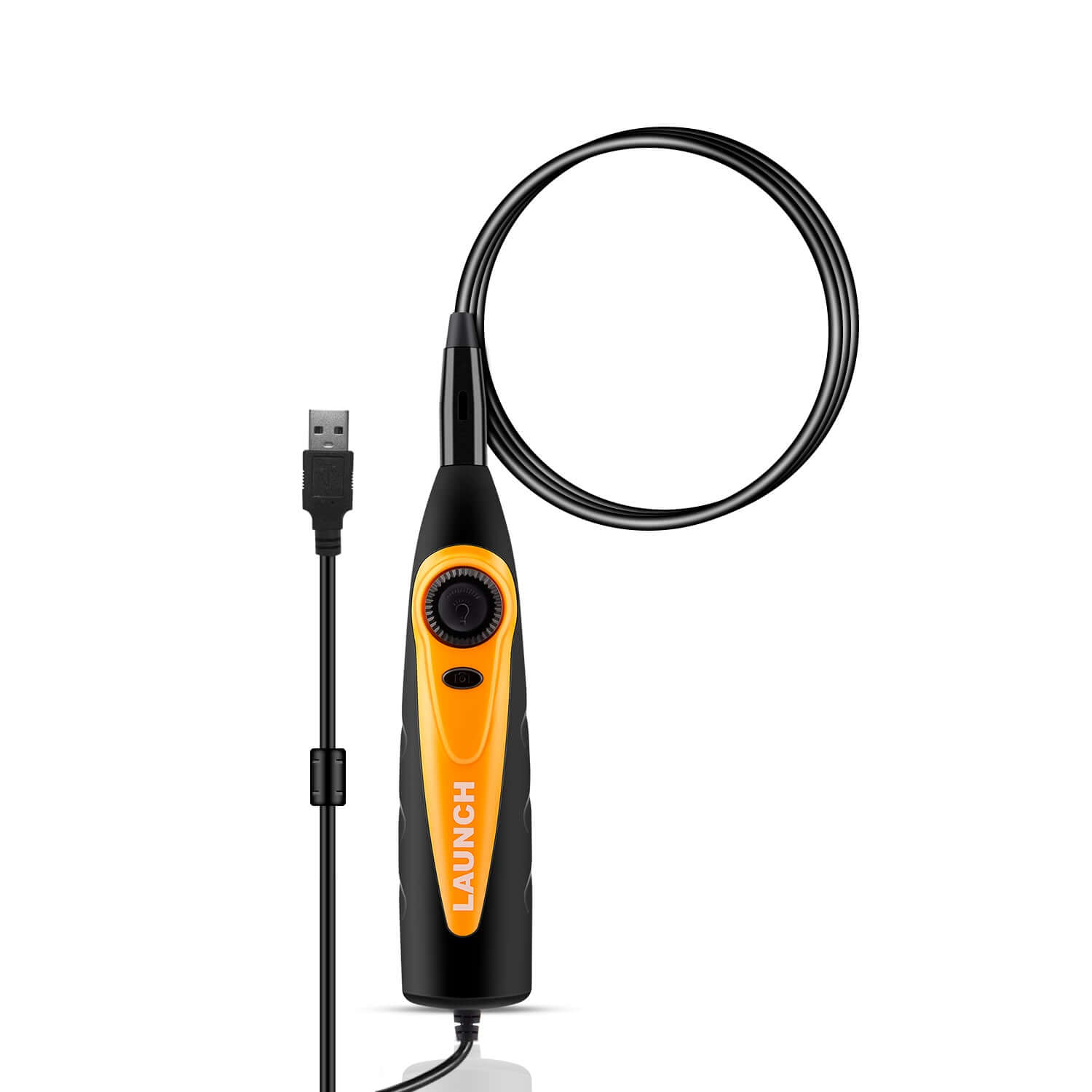 LAUNCH VSP 600 HD Video Borescope - 5.5mm Endoscope Camera with 6 LED Lights, 2.4