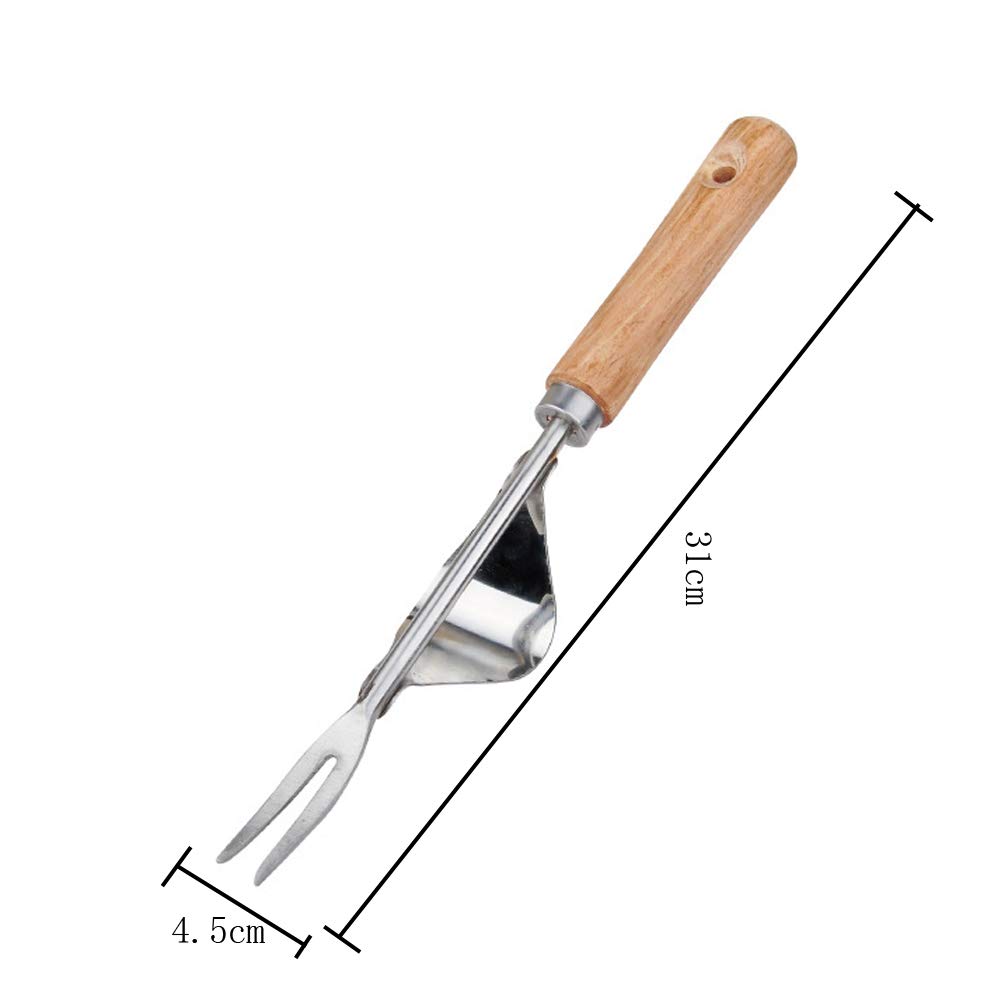 Manual Weed Puller Tool - 1 Piece Hand Weeder for Garden, Lawn & Yard - Bend-Proof Dandelion Digger & Weeding Removal Cutter - Perfect for Organic Gardening, Landscaping & Weed Control