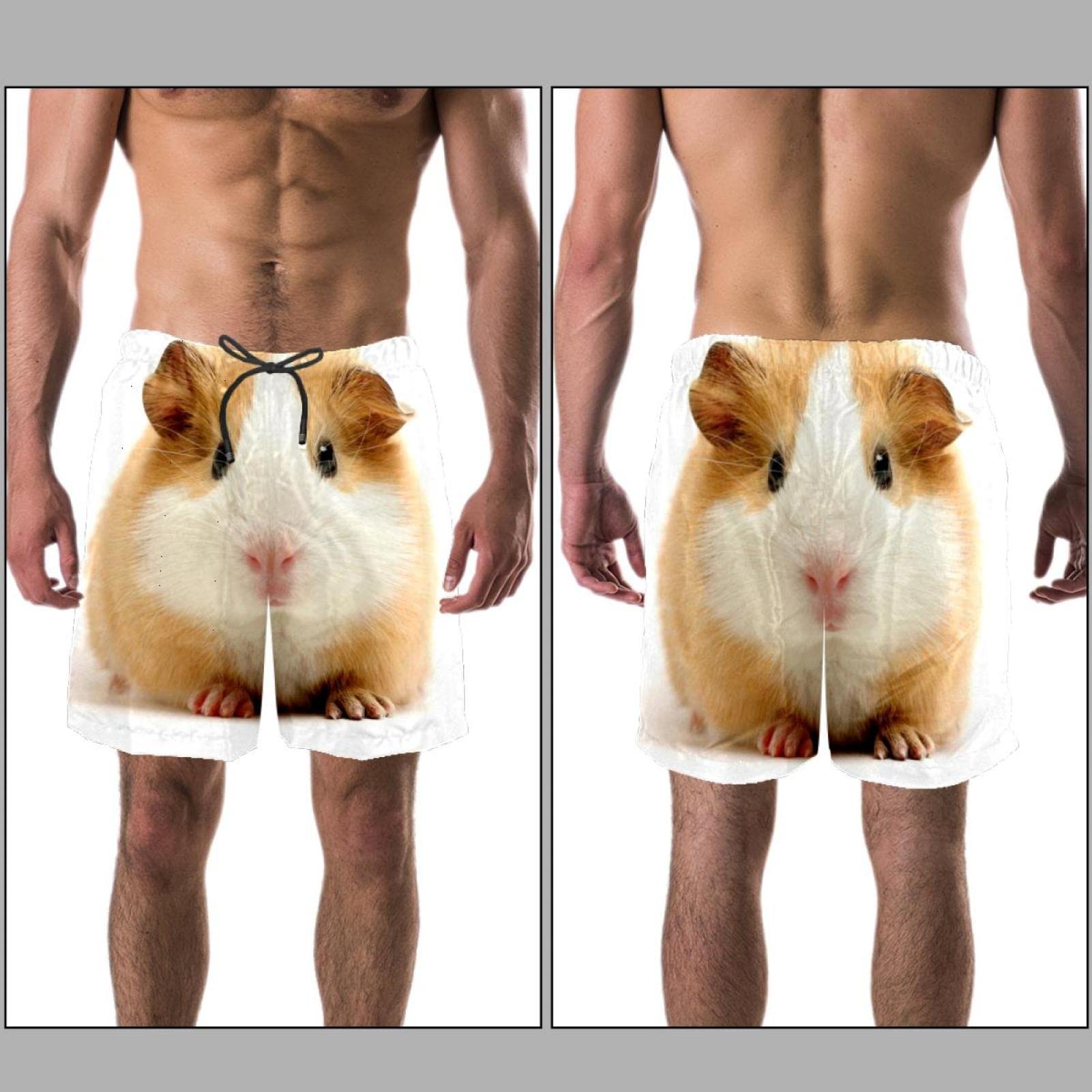 **Quick-Dry Men's Swim Trunks with Pockets - Stylish Beach Shorts for Swimming & Vacation - Perfect for Pool, Beach & Outdoor Activities**