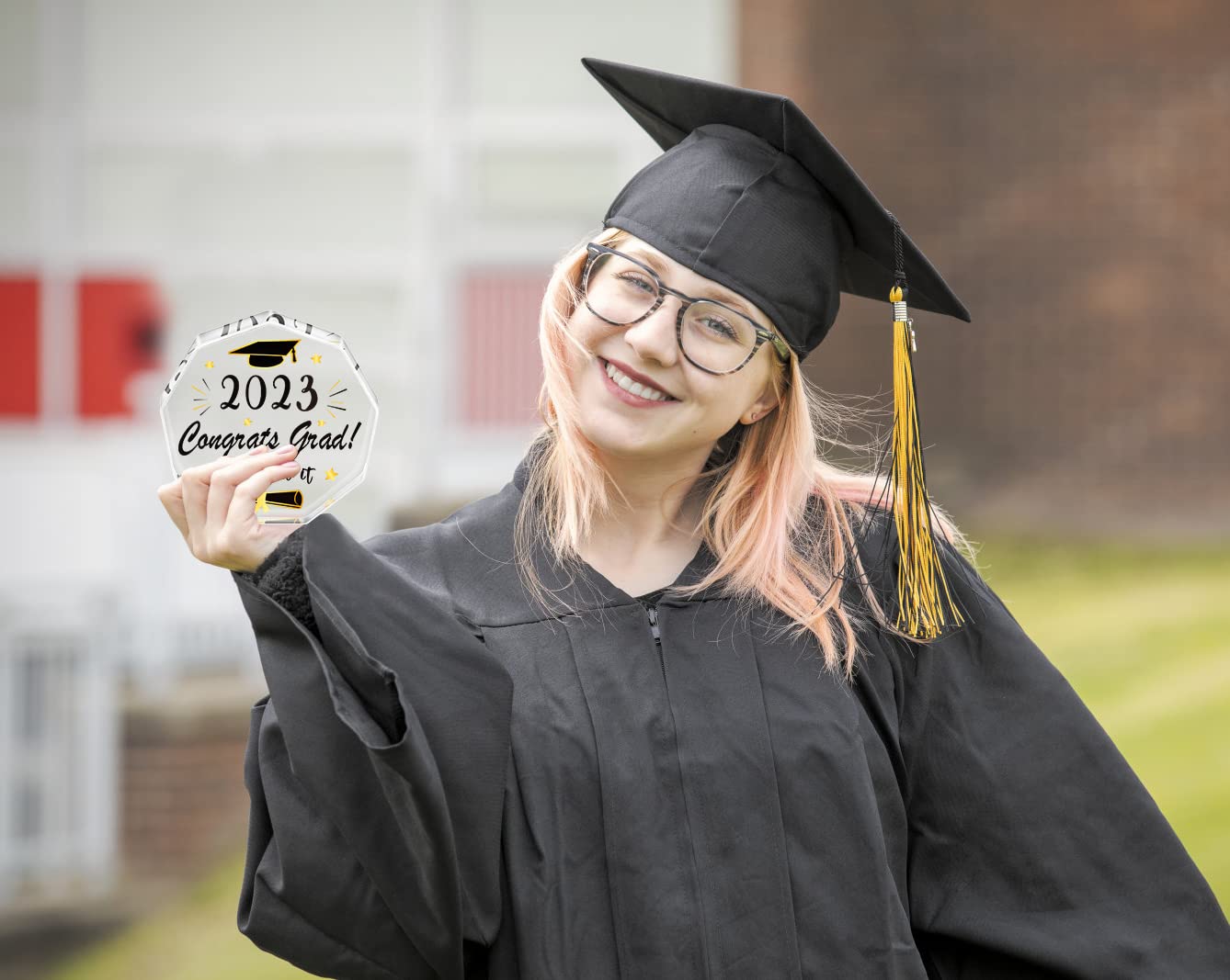 2023 Graduation Gifts for Her & Him - Personalized Keepsake Paperweight with 