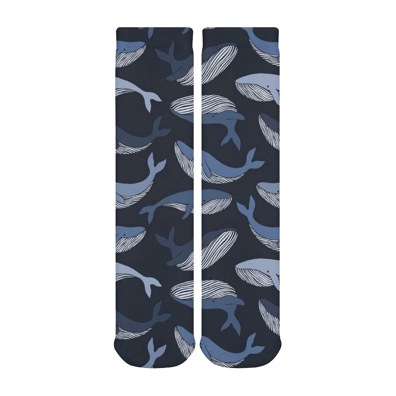 Shark Whale Women's Knee High Sports Socks - Warm Athletic Tights for Running, Yoga & Winter Outdoor Activities
