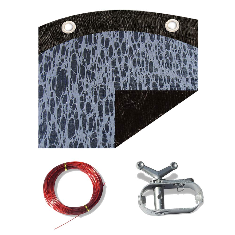 Hinspergers EM30R4 30-Foot Round Eviro-Mesh Above Ground Winter Pool Cover – Heavy Duty, UV Resistant for In-Ground & Above Ground Pools – Perfect for Snow, Ice, and Leaf Protection
