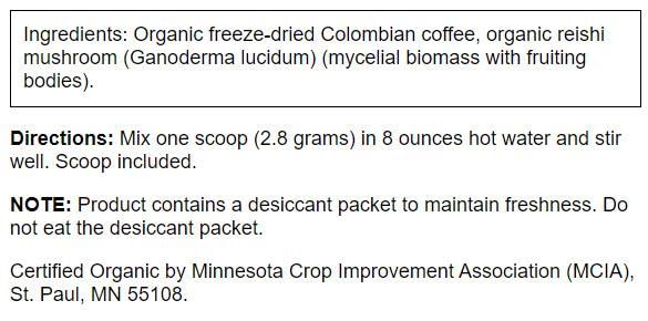 Organic Reishi Mushroom Coffee - Swanson Certified, 3 Ounce (84g) Jar (3 Pack) - Immune Support & Energy Boost for Busy Mornings & Wellness Routines