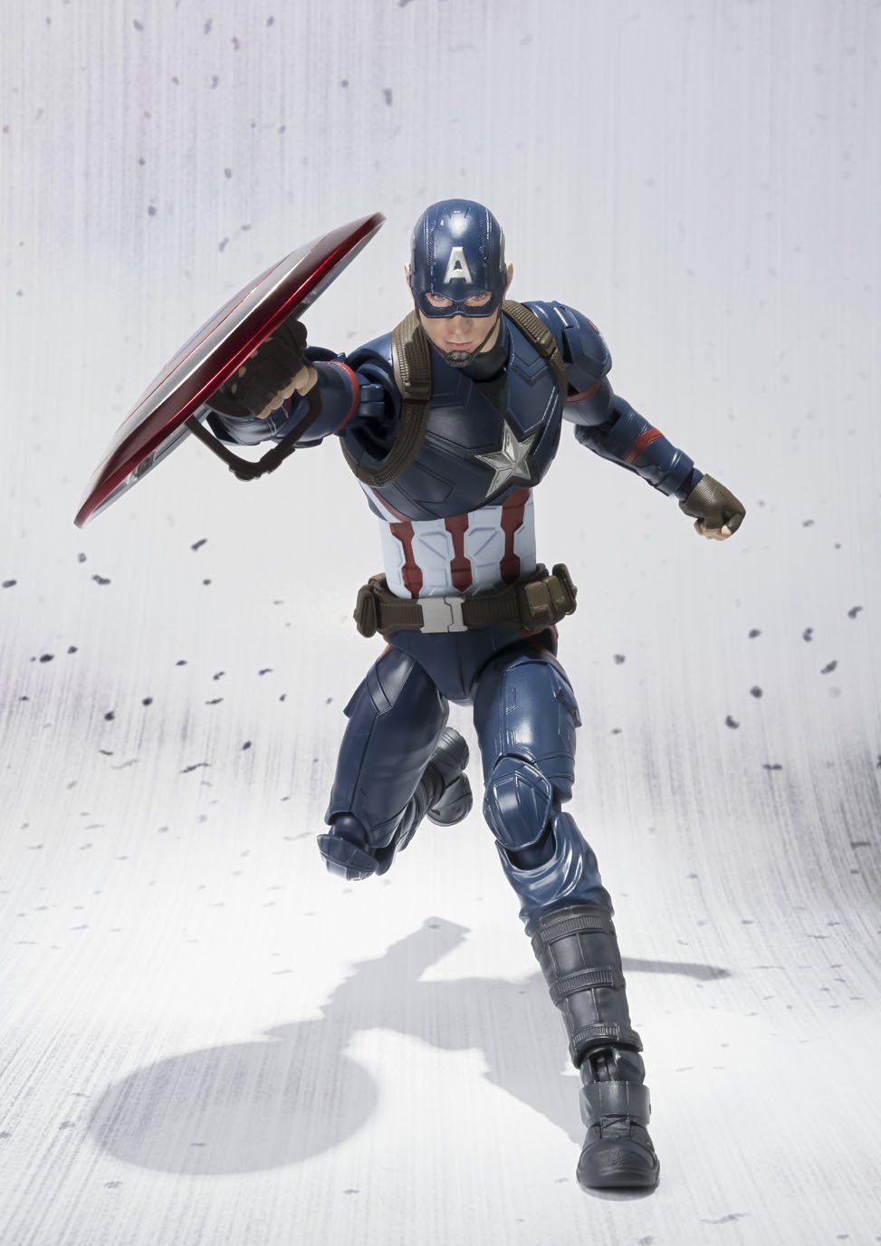 S.H. Figuarts Captain America Action Figure - Marvel Civil War Collectible Toy for Display & Cosplay