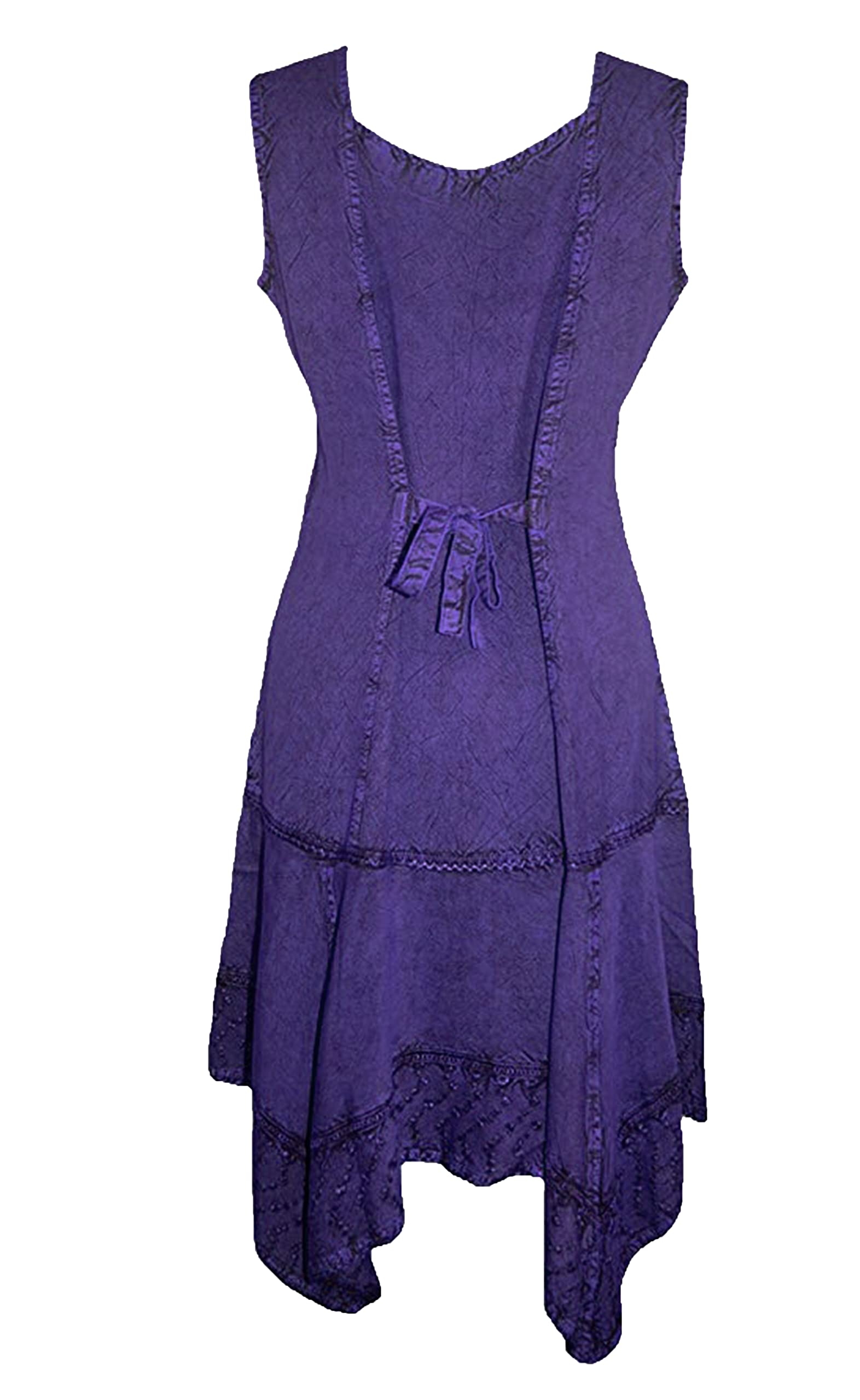Agan Traders 2025 Spring Asymmetrical Hem Sleeveless Formal Dress - Boho Peasant Embroidered Long Maxi Dresses for Women | Wedding Guest, Cocktail Party, Evening Gala & Special Occasions