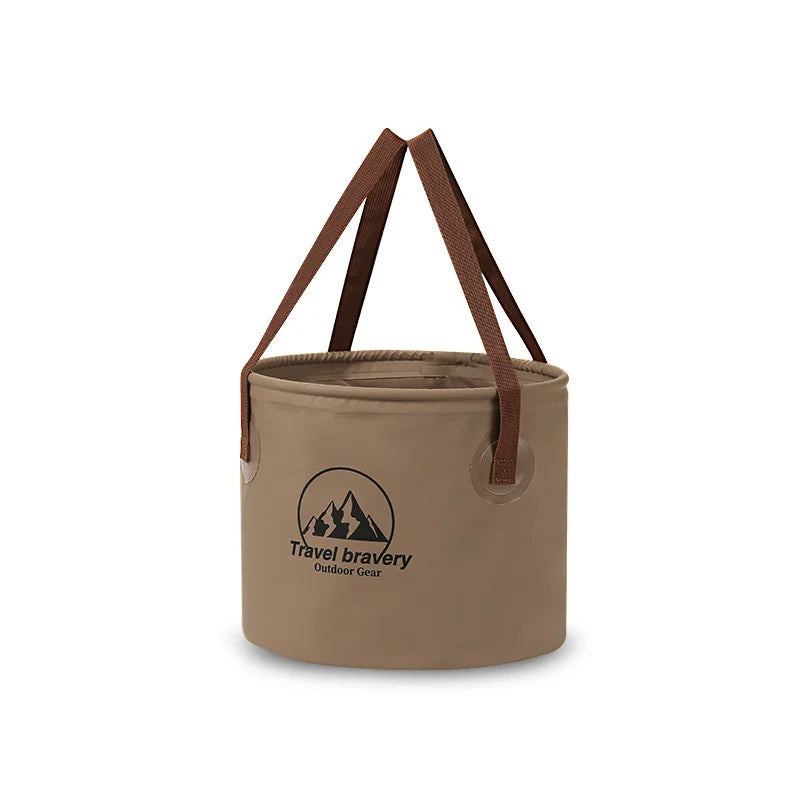 Multi-Purpose Collapsible Water Bucket - Portable & Space-Saving for Camping, Hiking, Gardening, and Emergency Preparedness