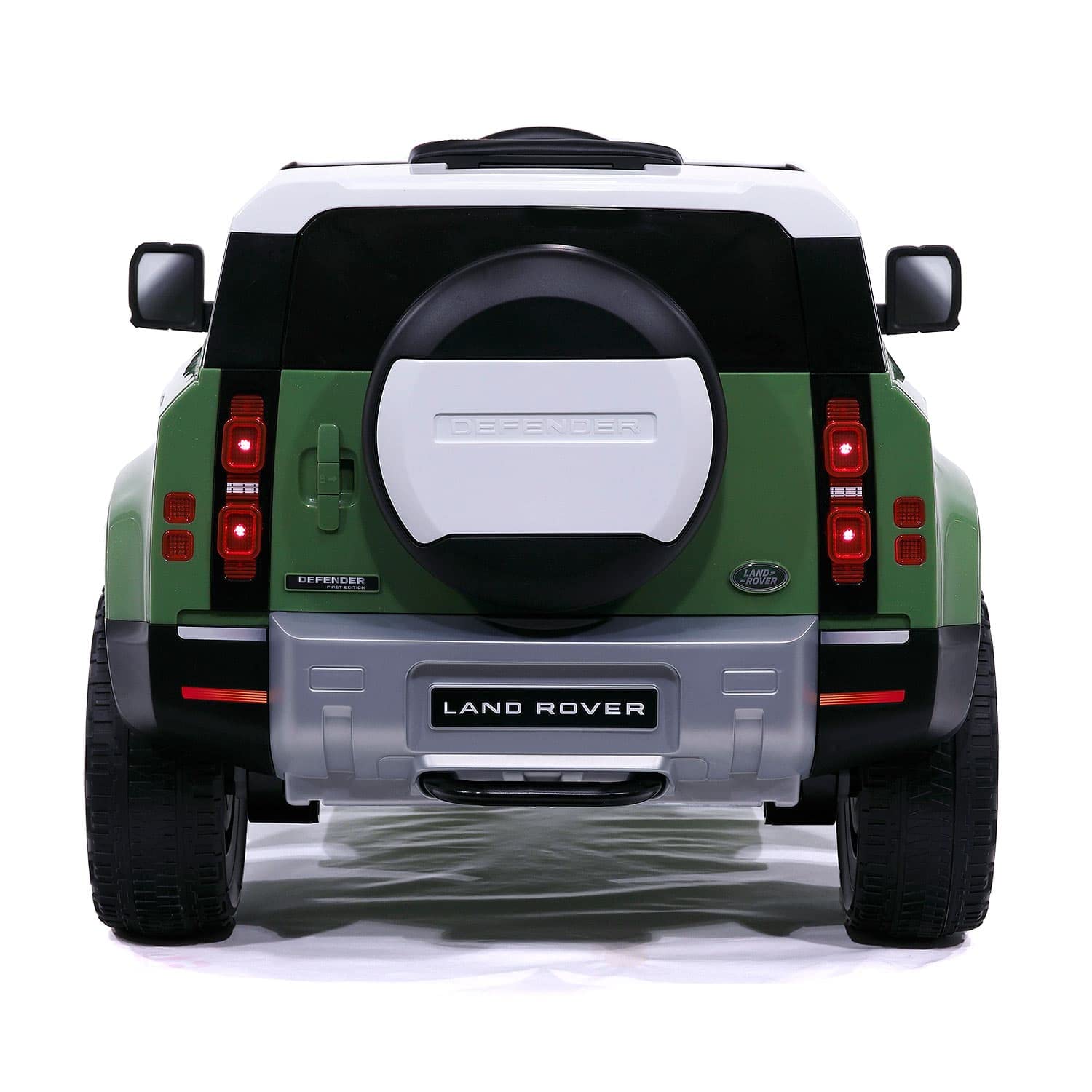 Moderno Kids Land Rover Defender 12V Electric Ride-On Car with Parental Remote Control, MP3/USB Music Player, Leather Seat & LED Lights - Perfect for Outdoor Play, Birthday Gifts & Toddler Adventures