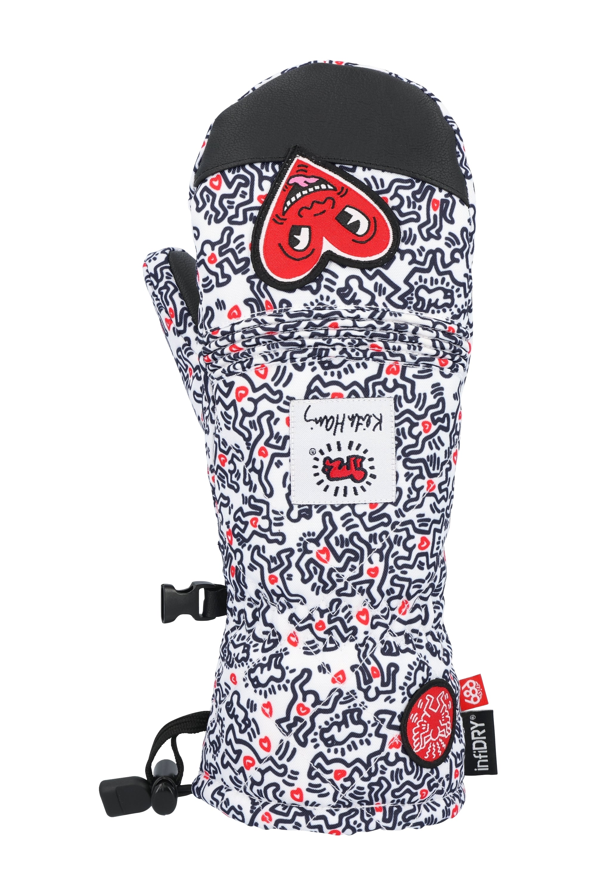 686 Women's Jubilee Mitt 2025 - Waterproof Winter Gloves for Skiing, Snowboarding & Outdoor Activities - Warm Fleece Lined Cold Weather Gloves