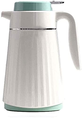 Premium Vacuum Insulated Coffee Carafe with Glass Liner - 34oz Large Capacity Thermal Coffee Pot for Office, Home & Travel - Keeps Coffee, Tea, Milk Hot/Cold for Hours - Perfect for Camping, Picnics & Daily Commute