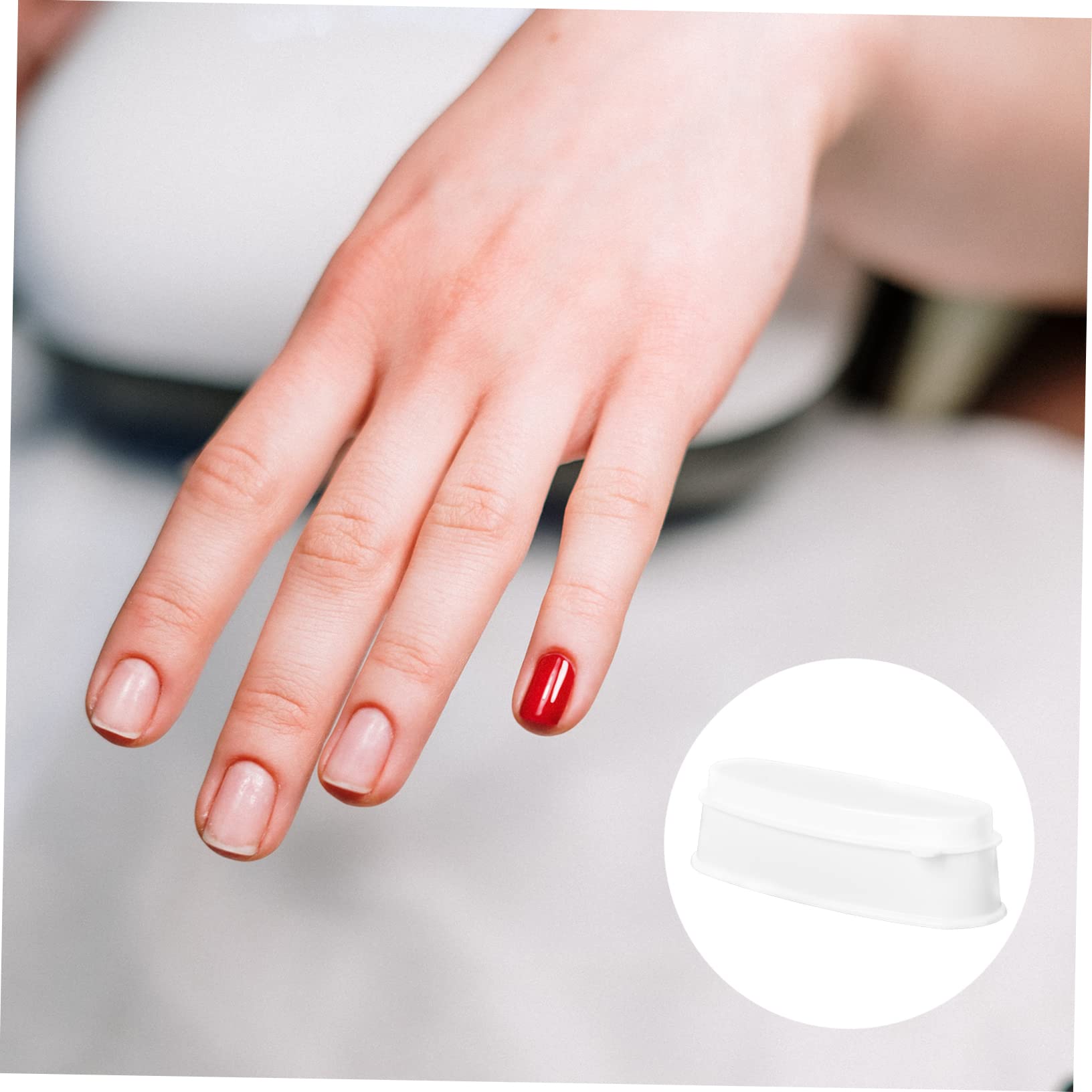 2PCS Nail Dip Powder Kit with White Polish & Glitter - DIY Nail Art Decorating Tools, Dipping Powder Box & Tray for Salon & Home Manicure - Perfect for Parties, Weddings & Special Occasions