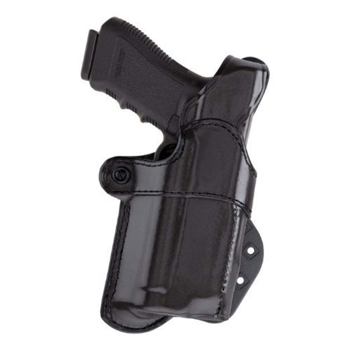 Aker Leather 267 Nightguard Paddle Holster - Compatible with RMR Sights, M3, TLR-1 & TLR-2 Tactical Lights | Perfect for Concealed Carry, Range Training & Tactical Missions