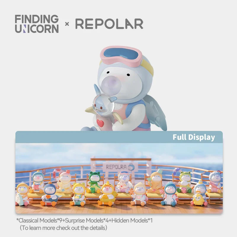 REPOLAR Summer Adventure Series Blind Box - Collectible Mini Figures for Travel Enthusiasts | Perfect for Gifts, Party Favors, and Home Decor