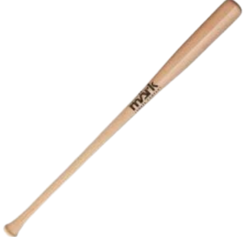 Mark Lumber Fungo Bat - Premium Wood Baseball Training Bat for Coaches & Players - Perfect for Fielding Practice, Batting Drills & Baseball Training Sessions