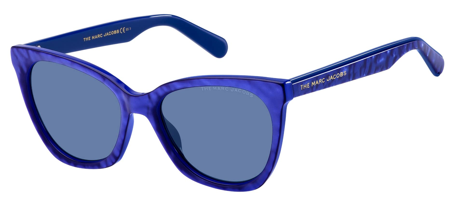 Marc Jacobs MARC 500 S S92 KU Women's Sunglasses - Blue Lens, 54mm Size | UV Protection, Fashion Accessory for Beach, Driving & Outdoor Activities