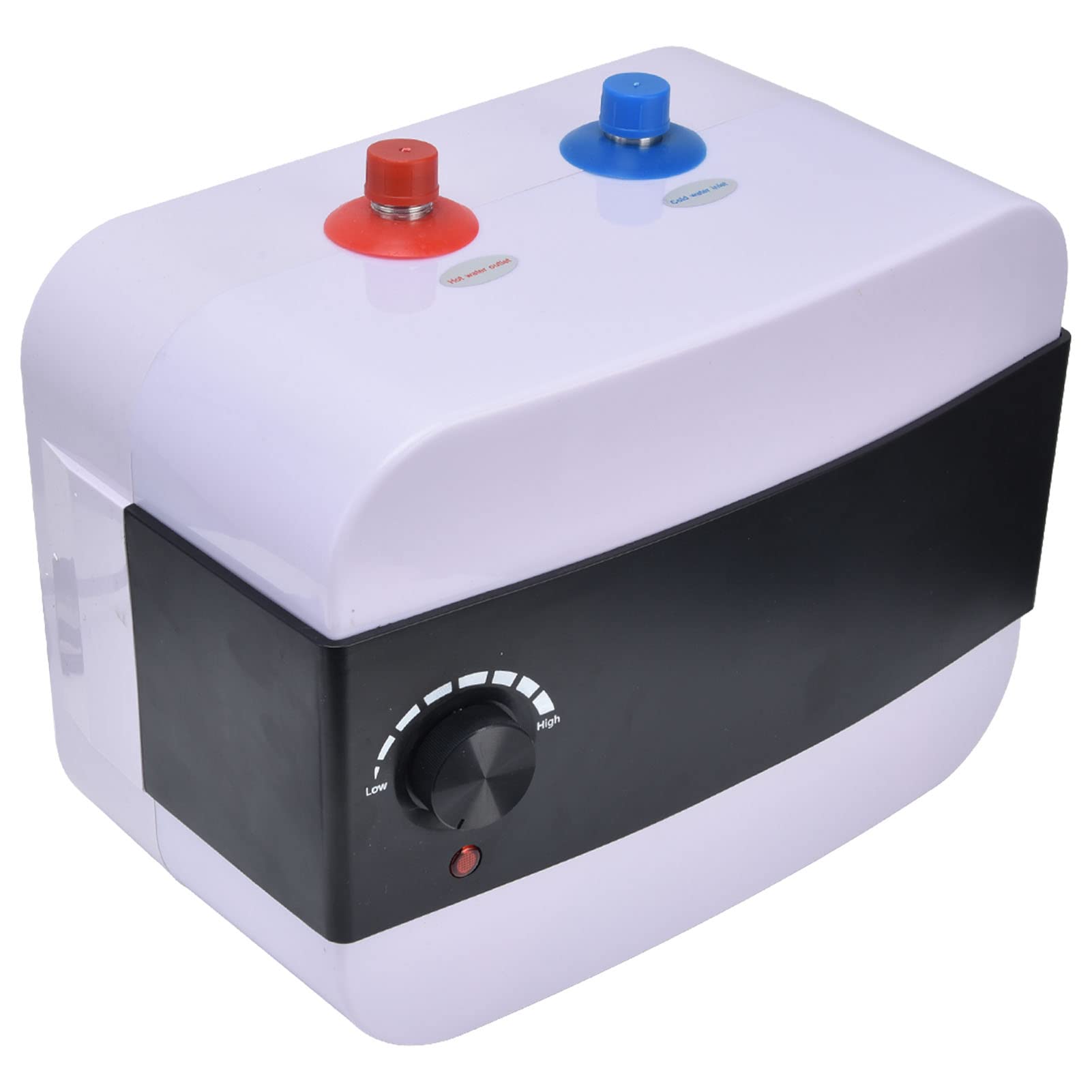 1500W Mini Electric Water Heater 6L Storage Tank - Wall or Floor Mounted with Knob Temperature Control & IPX4 Waterproof - Perfect for Small Apartments, RVs, and Office Break Rooms