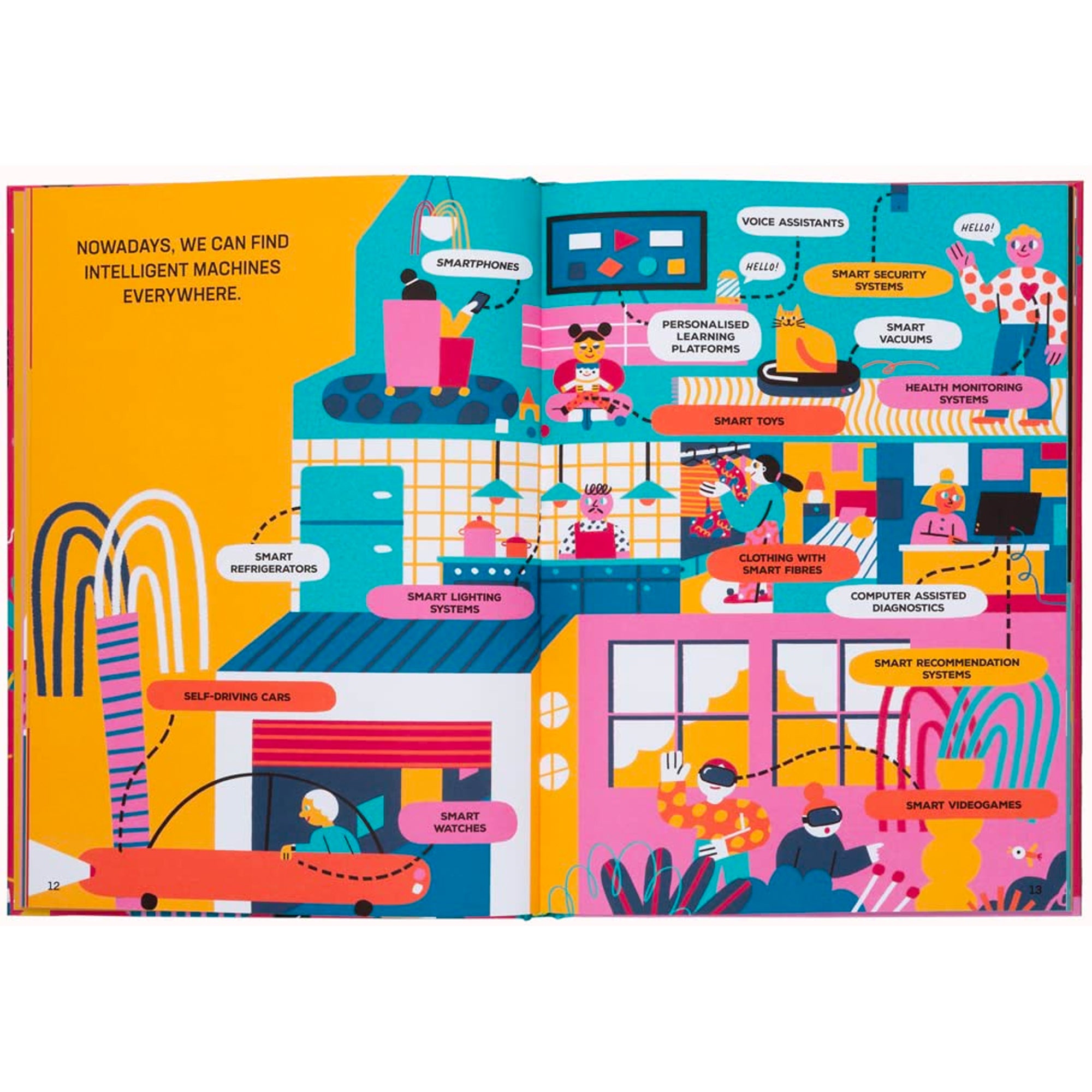 Hello Robot! Hardcover Book - Fun & Interactive Children's Story | Perfect for Bedtime Reading, Classroom Activities & STEM Learning