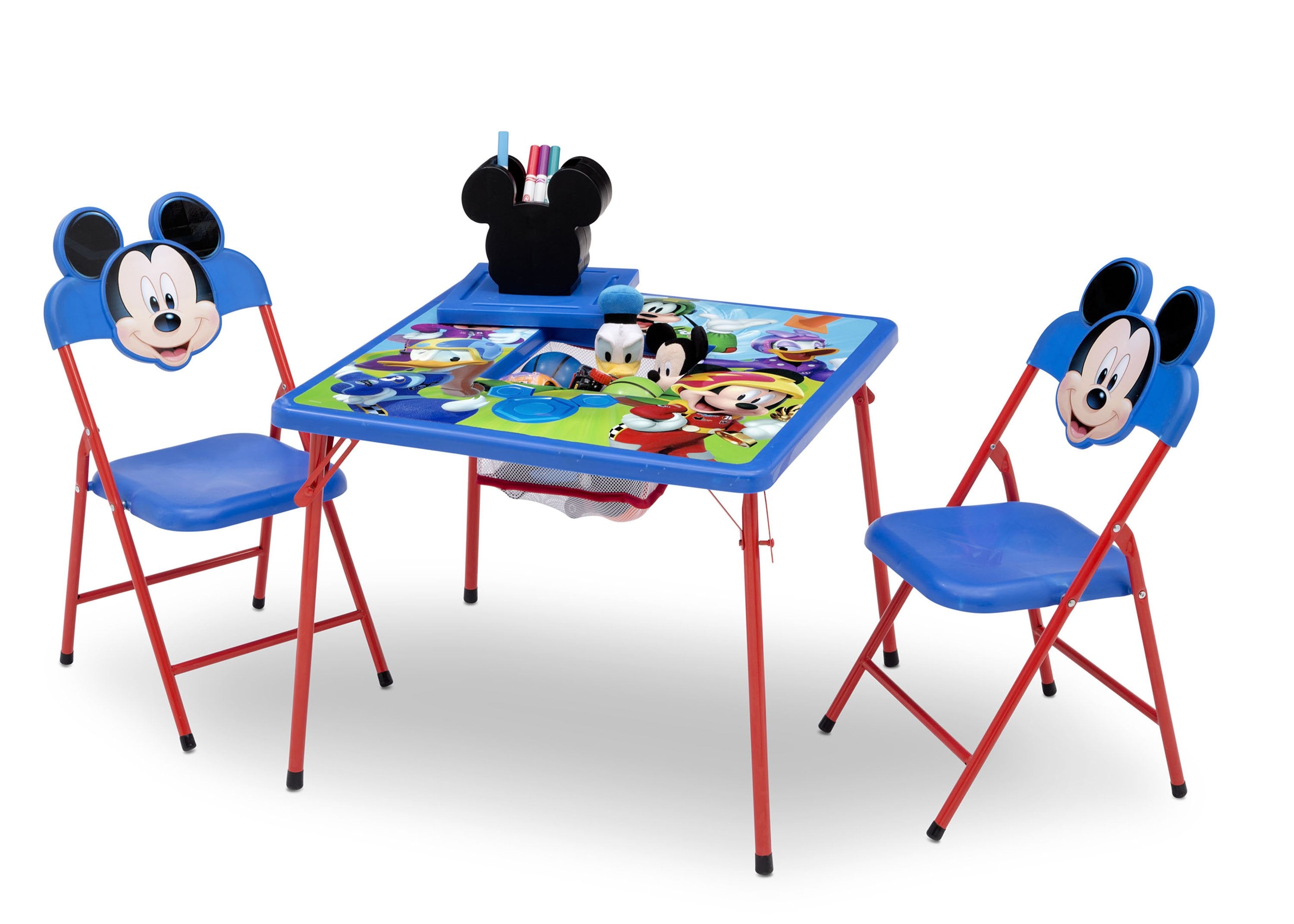 Mickey Mouse 4-Piece Kids Furniture Set - Table & Chairs for Toddlers - Playroom, Bedroom & Nursery Decor - Disney Themed Children's Furniture