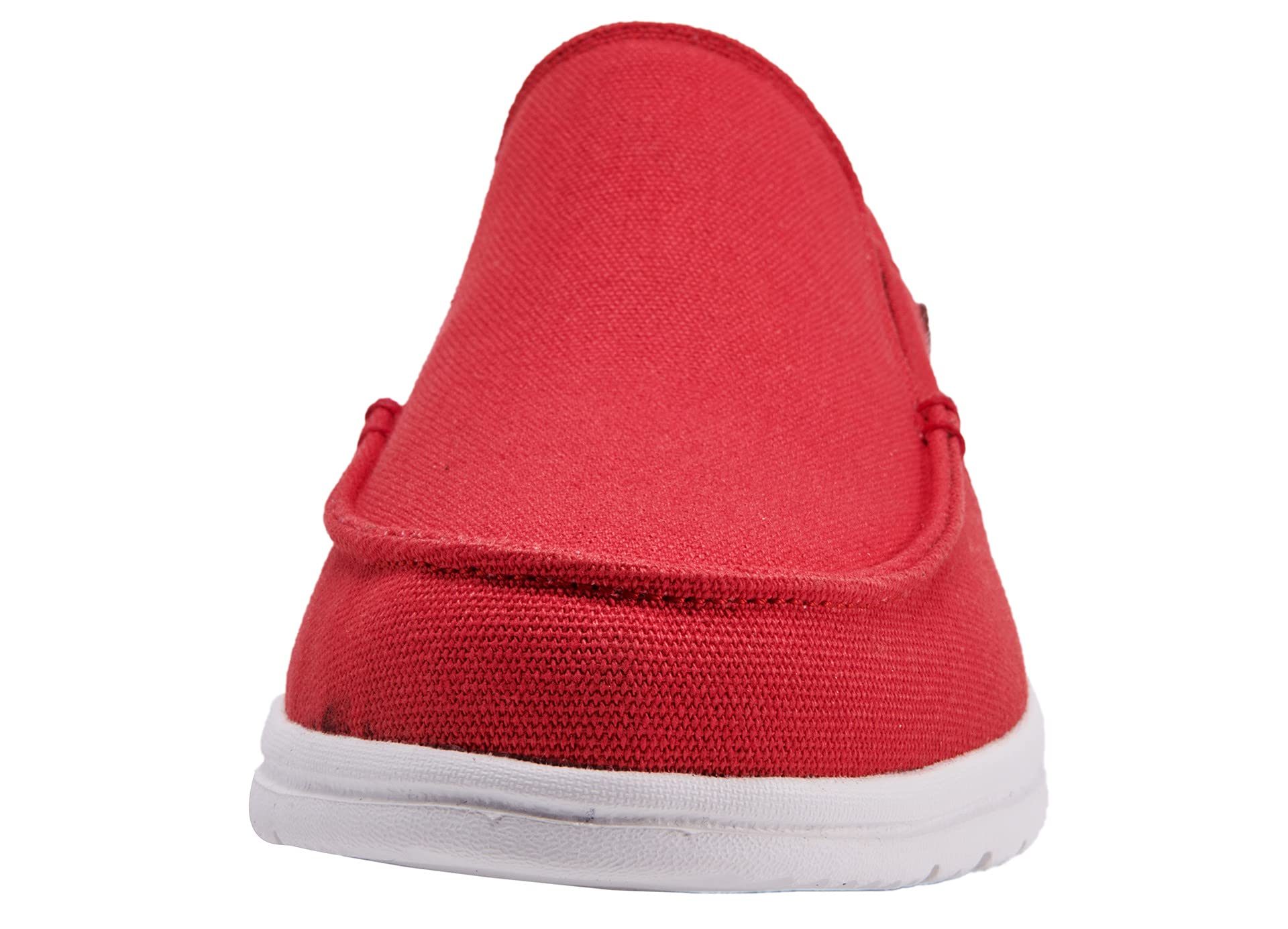 **Men's Slip-On Canvas Loafers - Comfortable Boat Shoes with Non-Slip Rubber Sole | Casual Deck Shoes for Walking, Travel & Everyday Wear**
