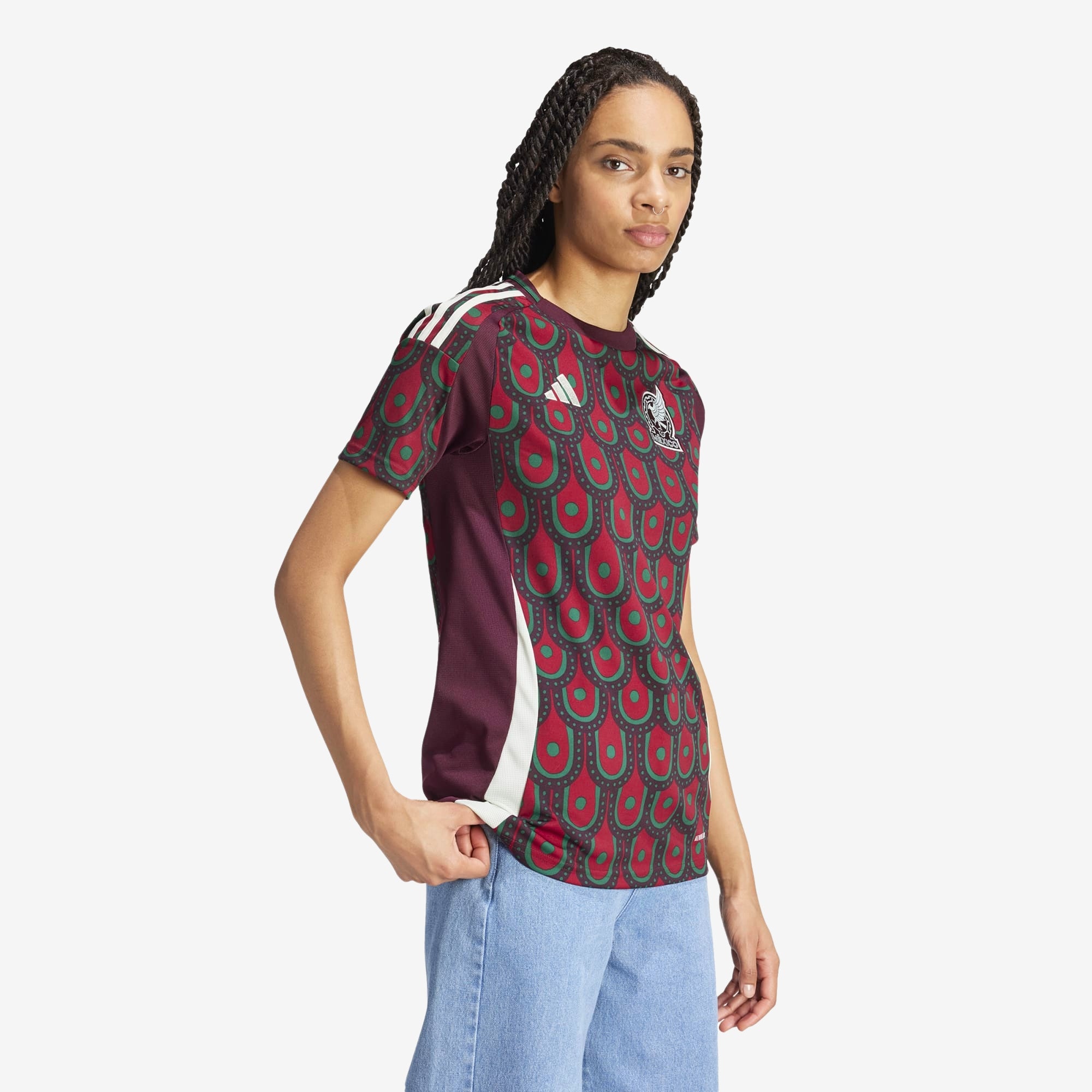 adidas Mexico 2024 Stadium Home Soccer Jersey - Authentic Men's Football Shirt for Fans & Players - Perfect for Matches, Training & Casual Wear