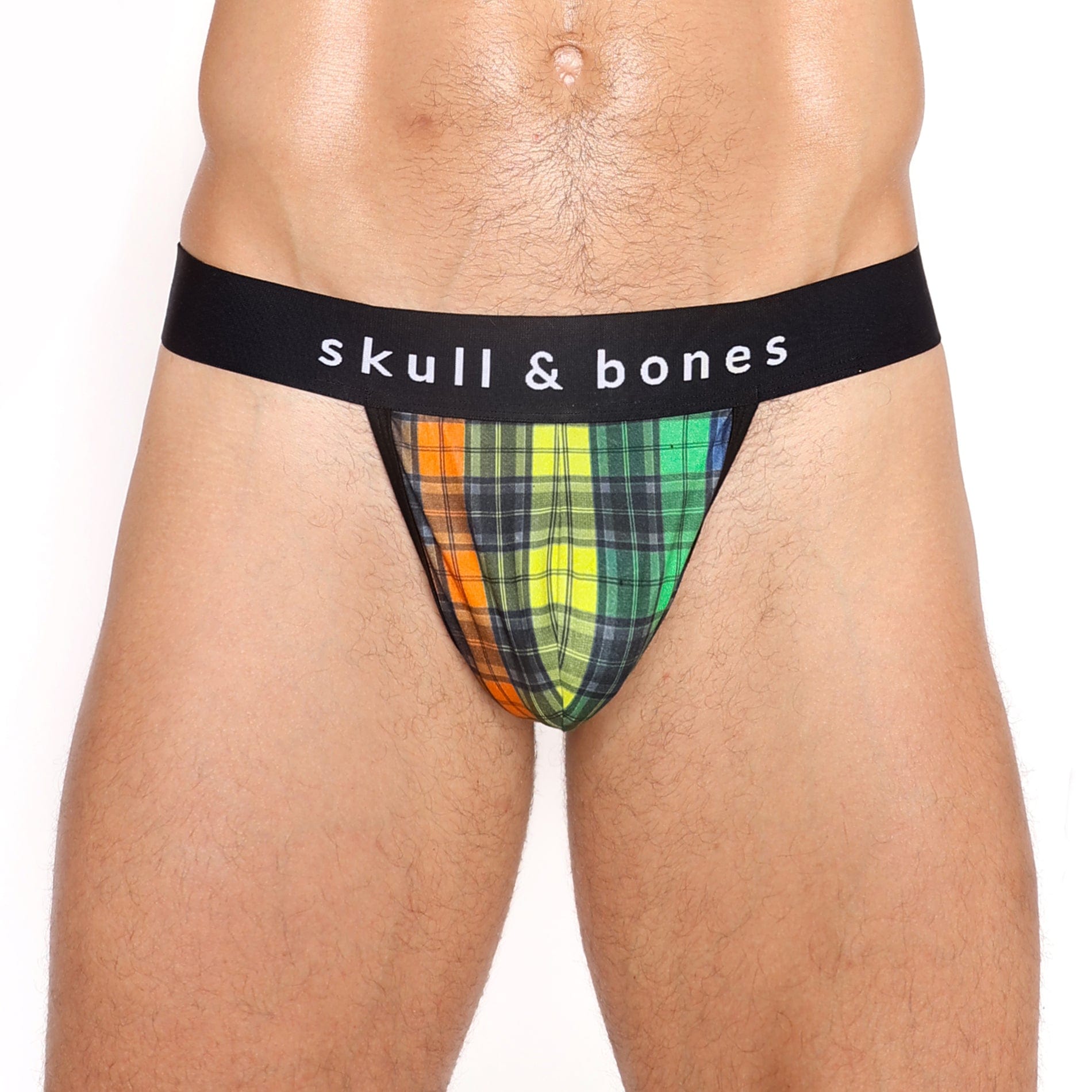Rainbow Tartan Plaid Thong - Stylish & Comfortable Women's Underwear for Everyday Wear, Loungewear & Special Occasions