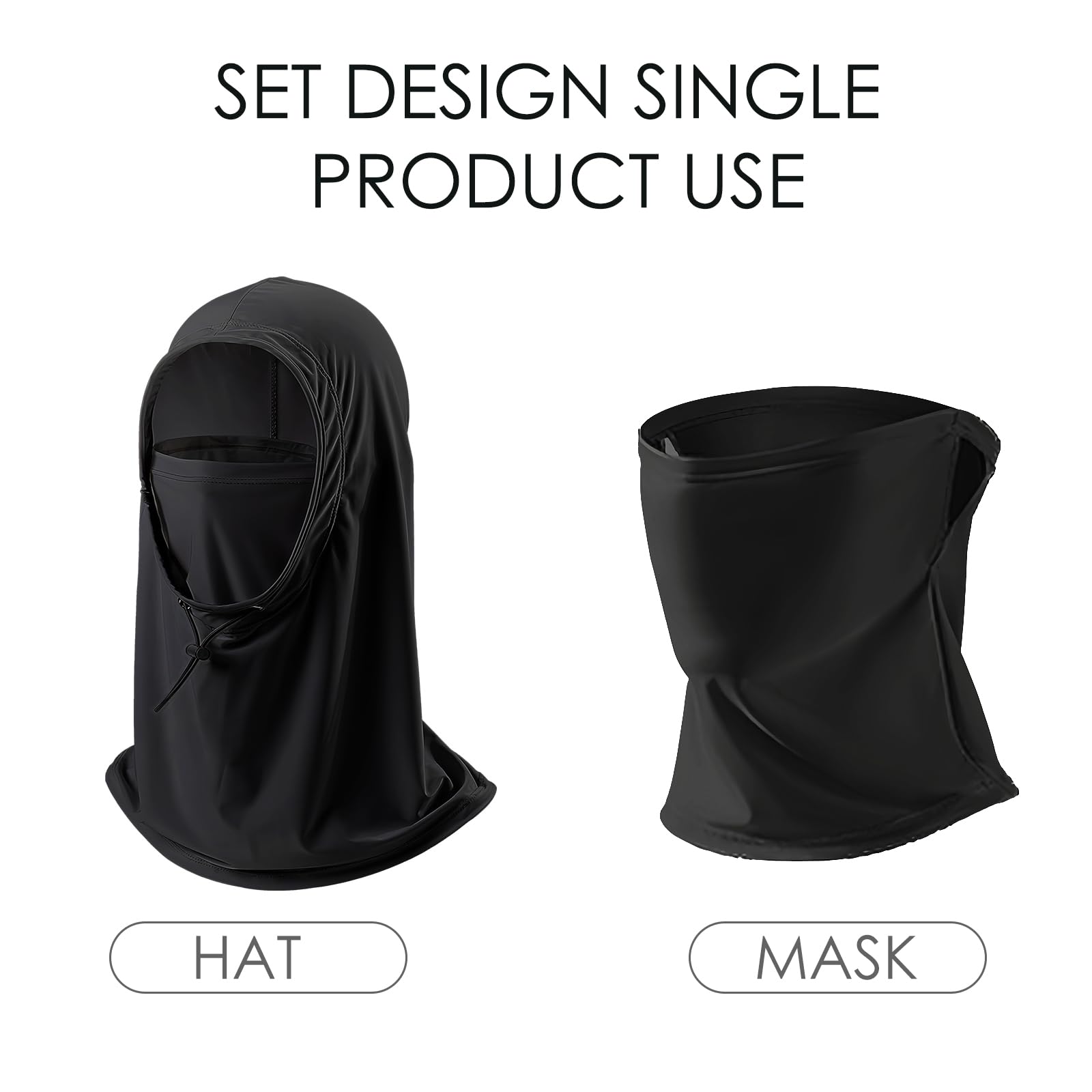 Adorila Ski Mask Balaclava - Windproof & Breathable Face Cover for Sun Protection - Ideal for Skiing, Cycling, Motorcycling & Outdoor Sports