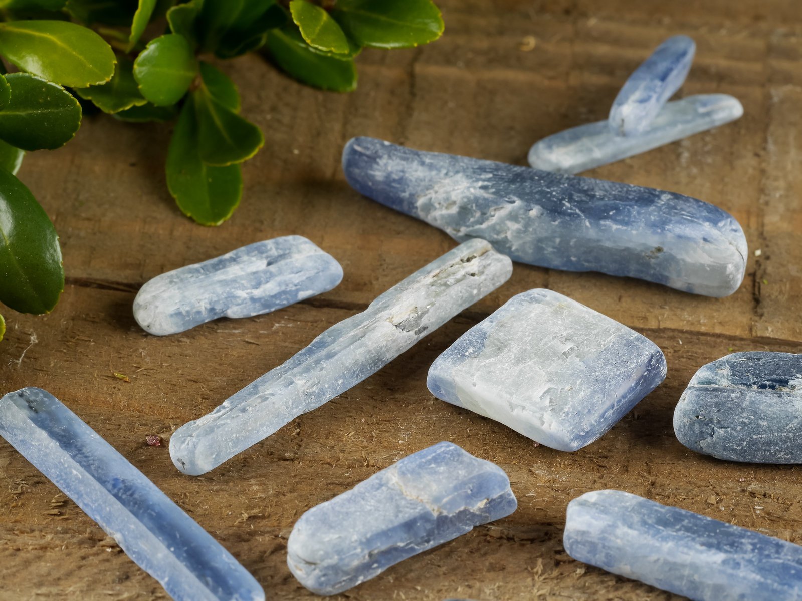 Natural Blue Kyanite Tumbled Stones - Healing Crystals for Meditation, Chakra Balancing & Self Care Gifts (E0012) | Perfect for Reiki, Yoga & Spiritual Wellness