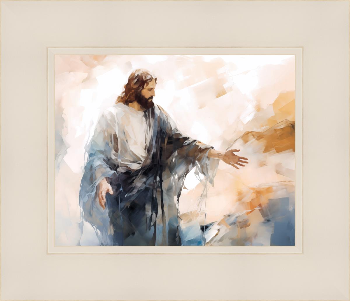 Come Unto Me By Gabriel Heaton - Inspirational Christian Wall Art for Home & Church Decor | Perfect for Living Room, Bedroom & Office