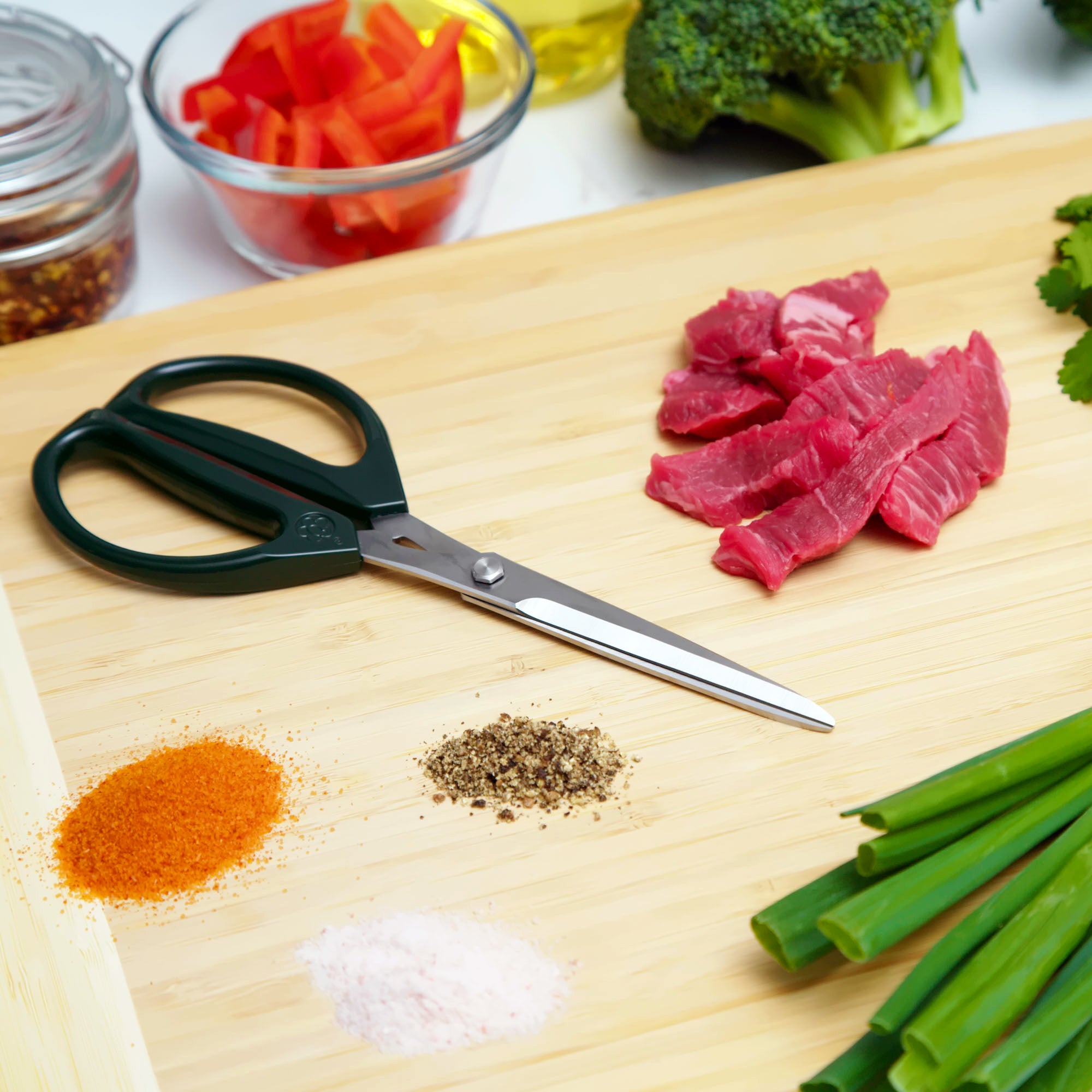 Premium Stainless Steel Kitchen Scissors - 8