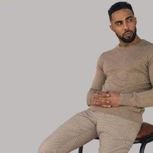 Cavani Men's Fawn Crewneck Sweater - Soft & Comfortable Knit Pullover for Casual Wear & Winter Outfits