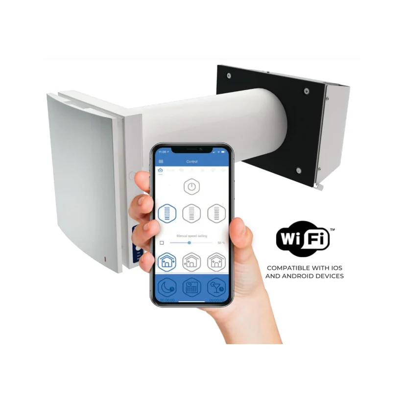 TwinFresh Expert RW1-85-2 V.2 Ductless Energy Recovery Ventilator - Fresh Air System for Home & Office - Improves Indoor Air Quality for Better Breathing & Comfort